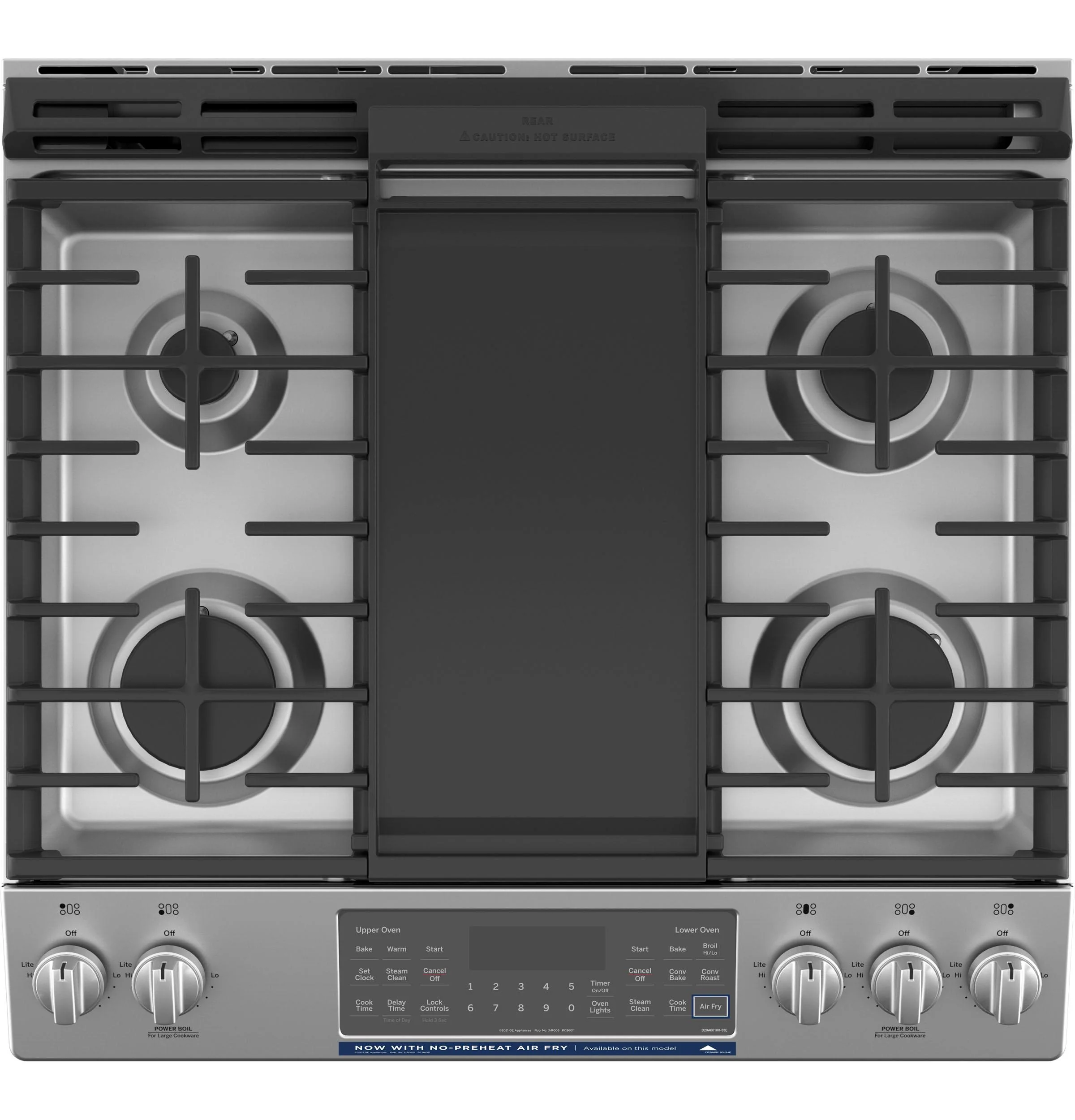 JGSS86SPSS GE 30" Slide-In Front Control Gas Double Oven Range - Image 14