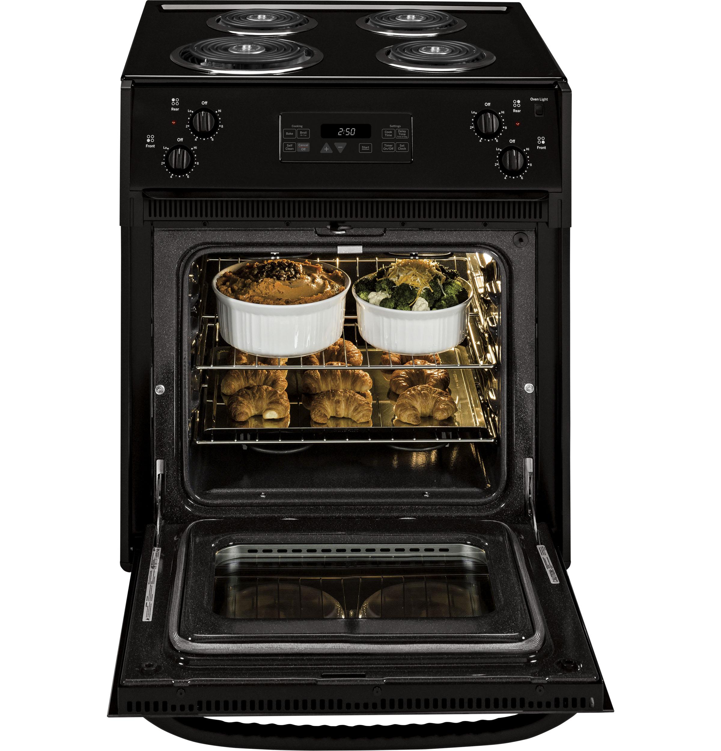 JM250DTBB GE® 27" Drop-In Electric Range - Image 3