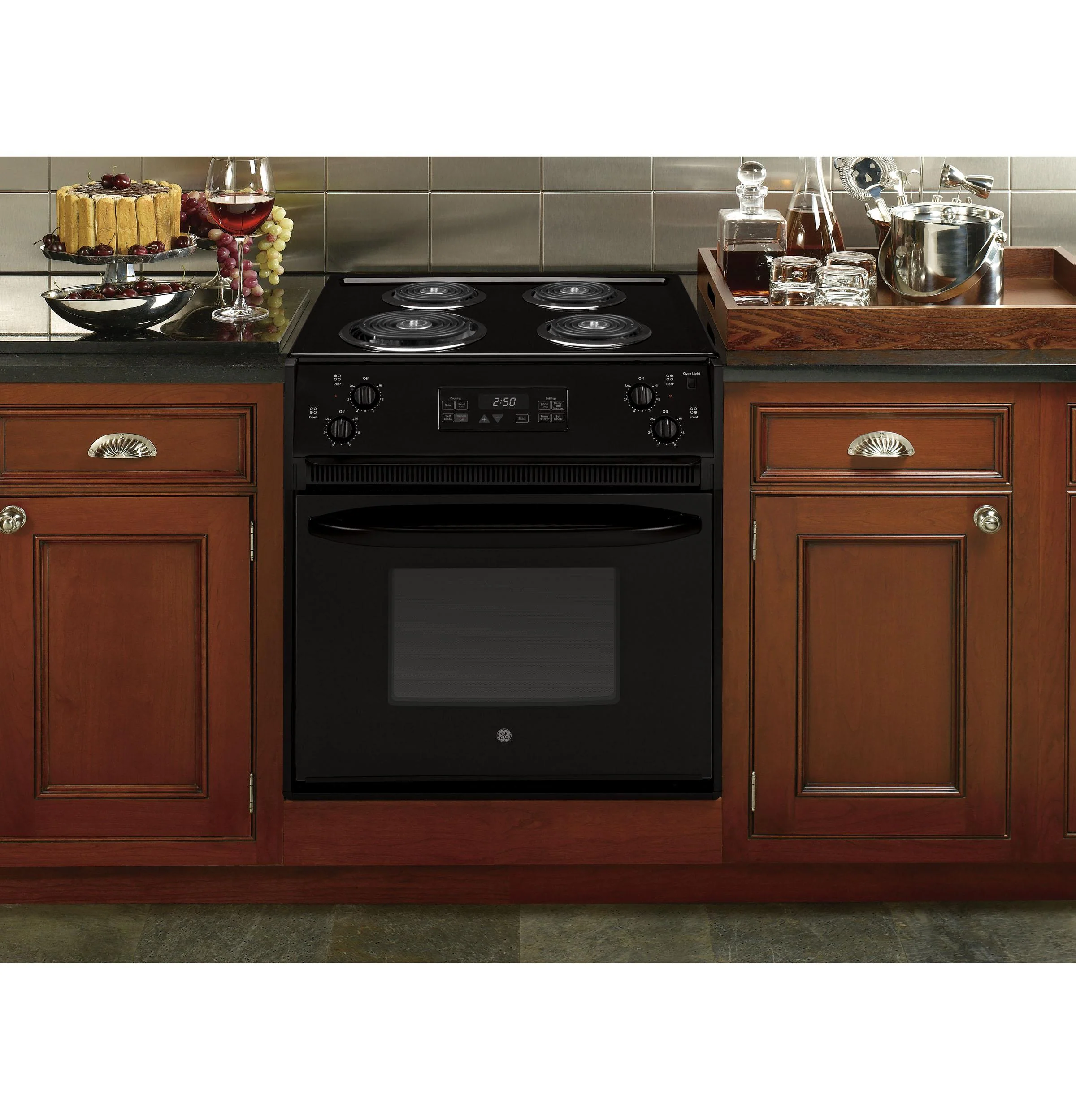 JM250DTBB GE® 27" Drop-In Electric Range - Image 4