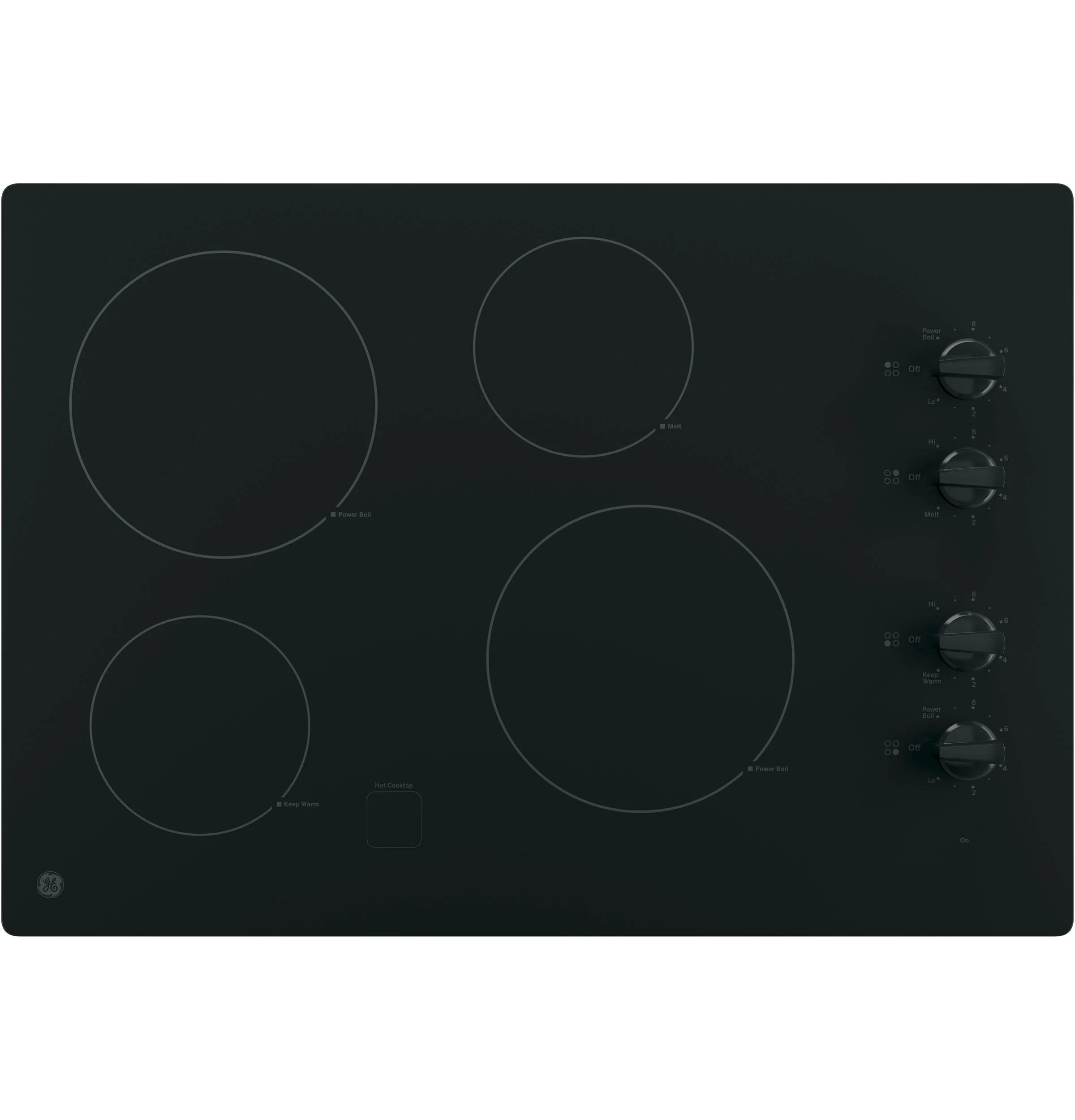 JP3030DJBB GE® 30" Built-In Knob Control Electric Cooktop - Image 5