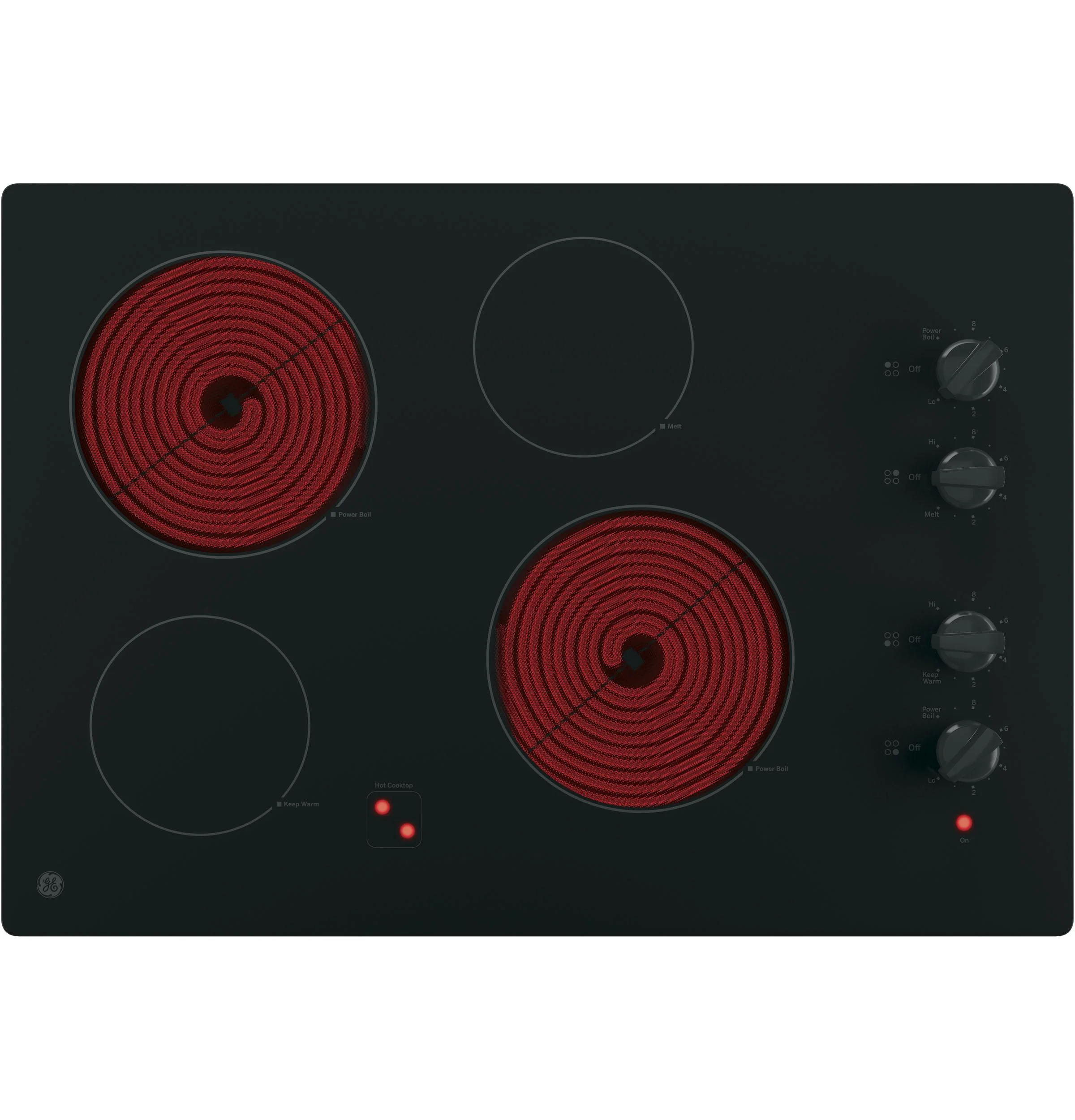 JP3030DJBB GE® 30" Built-In Knob Control Electric Cooktop - Image 7