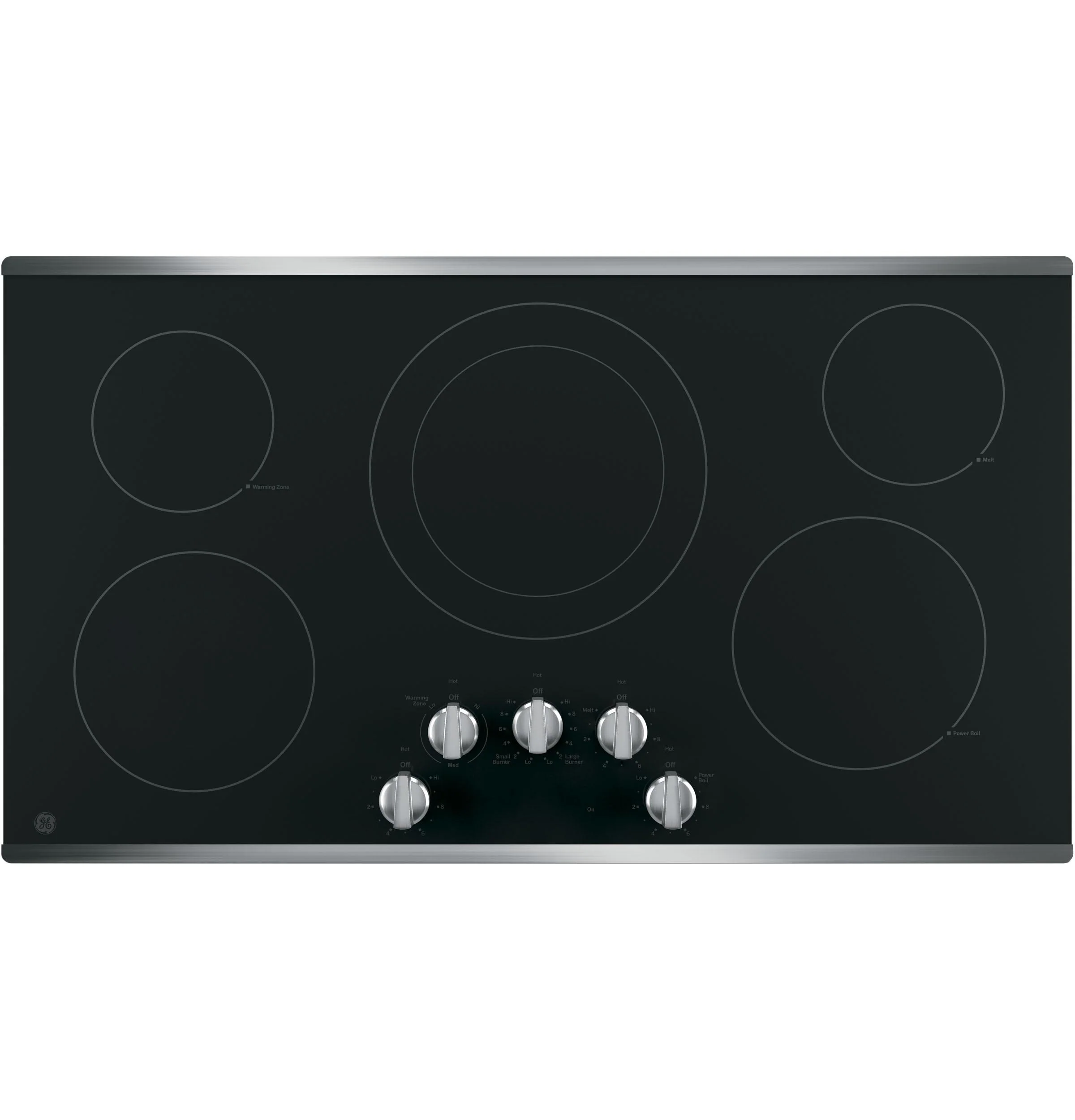 JP3036SLSS GE® 36" Built-In Knob Control Electric Cooktop - Image 4