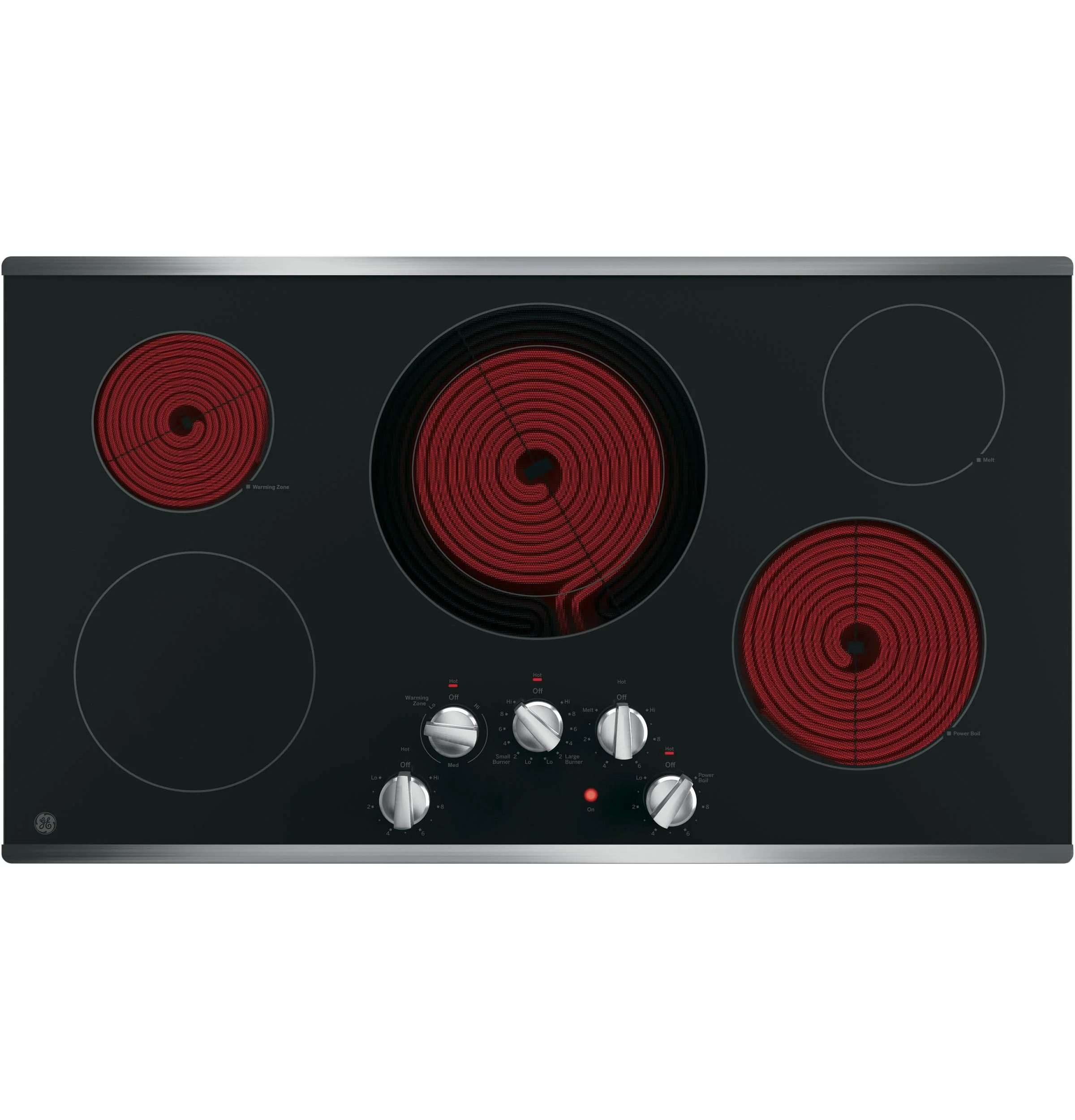 JP3036SLSS GE® 36" Built-In Knob Control Electric Cooktop - Image 5