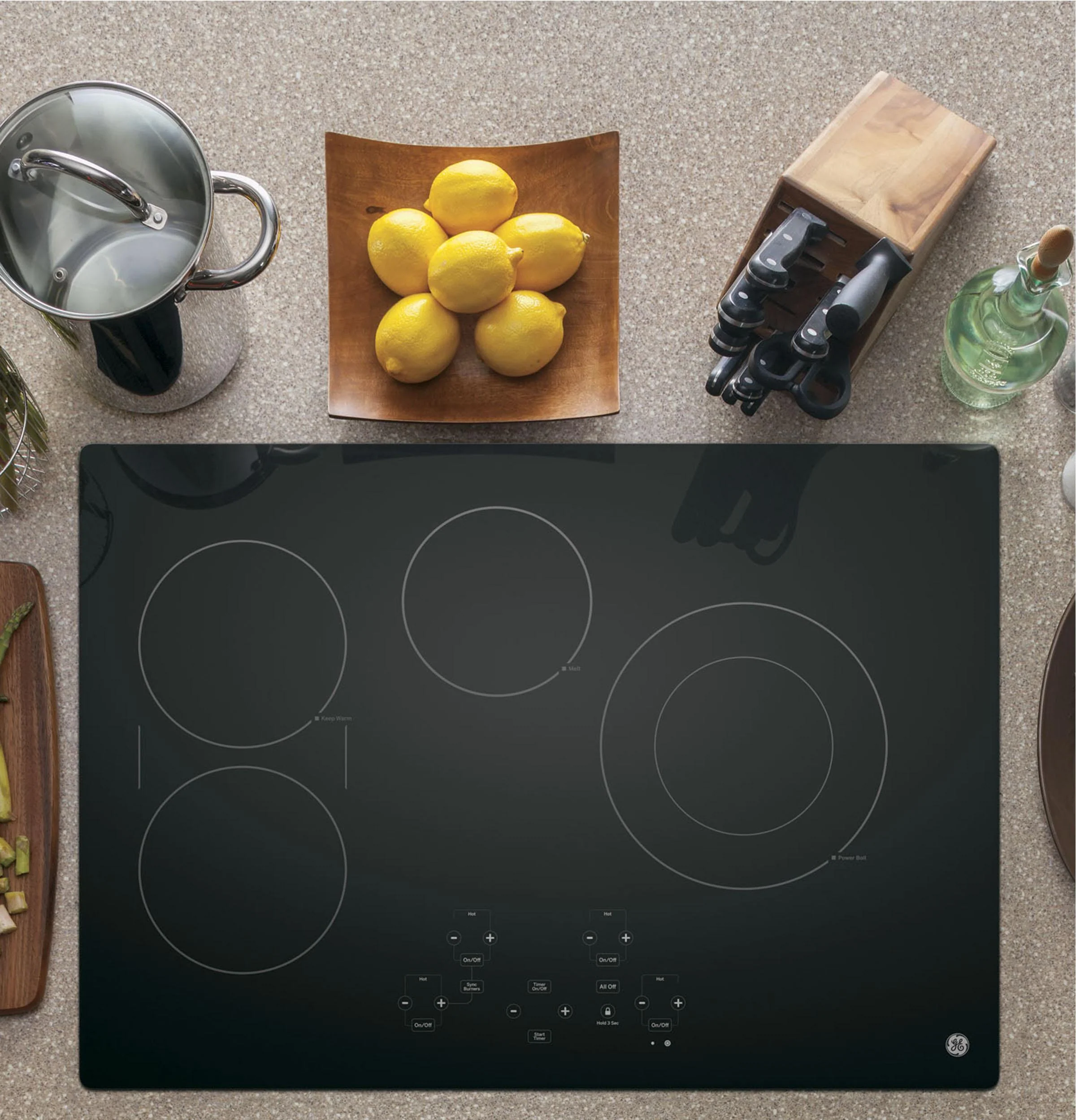 GE® 30" Built-In Touch Control Electric Cooktop - Image 2