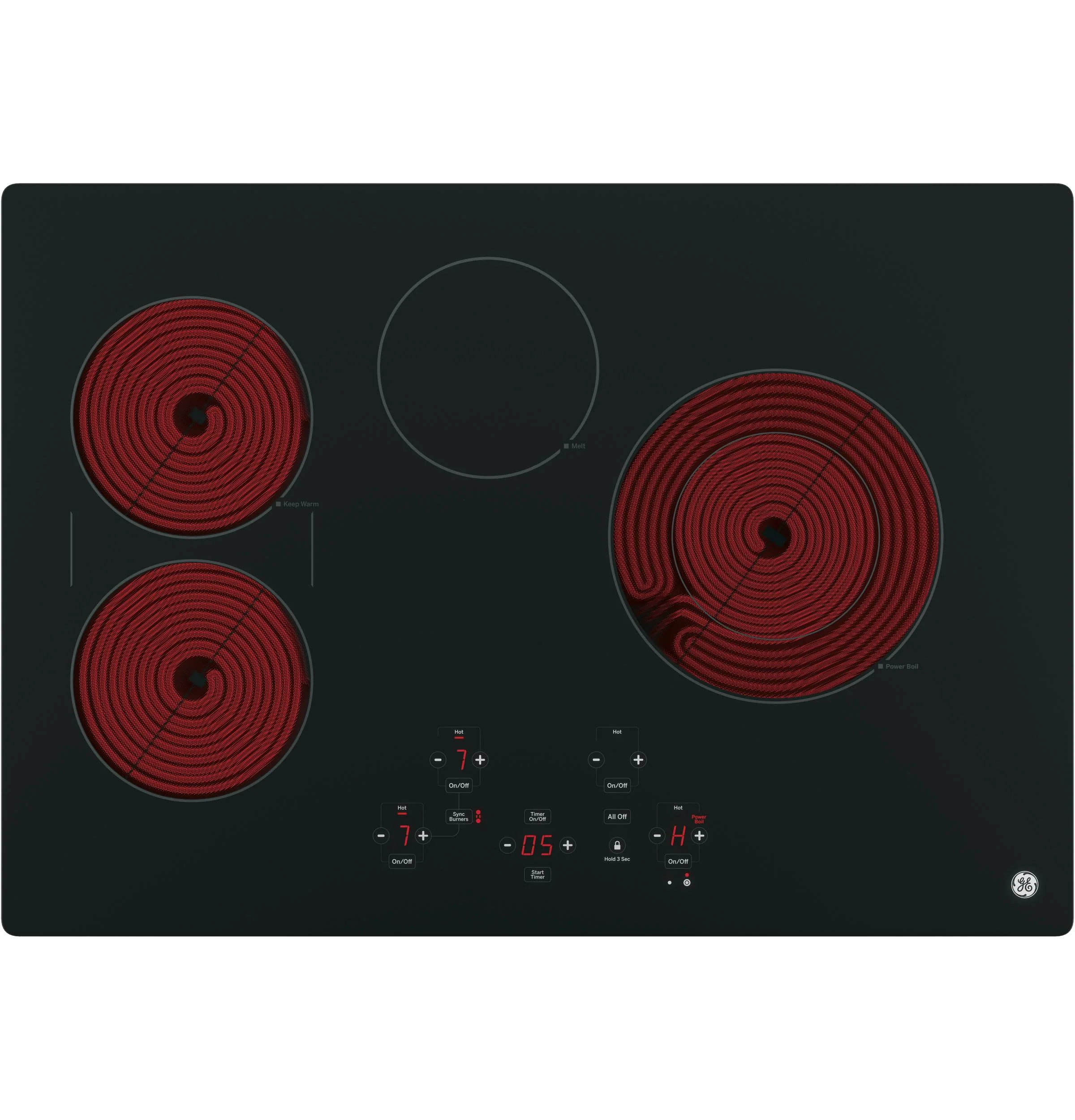 GE® 30" Built-In Touch Control Electric Cooktop - Image 3