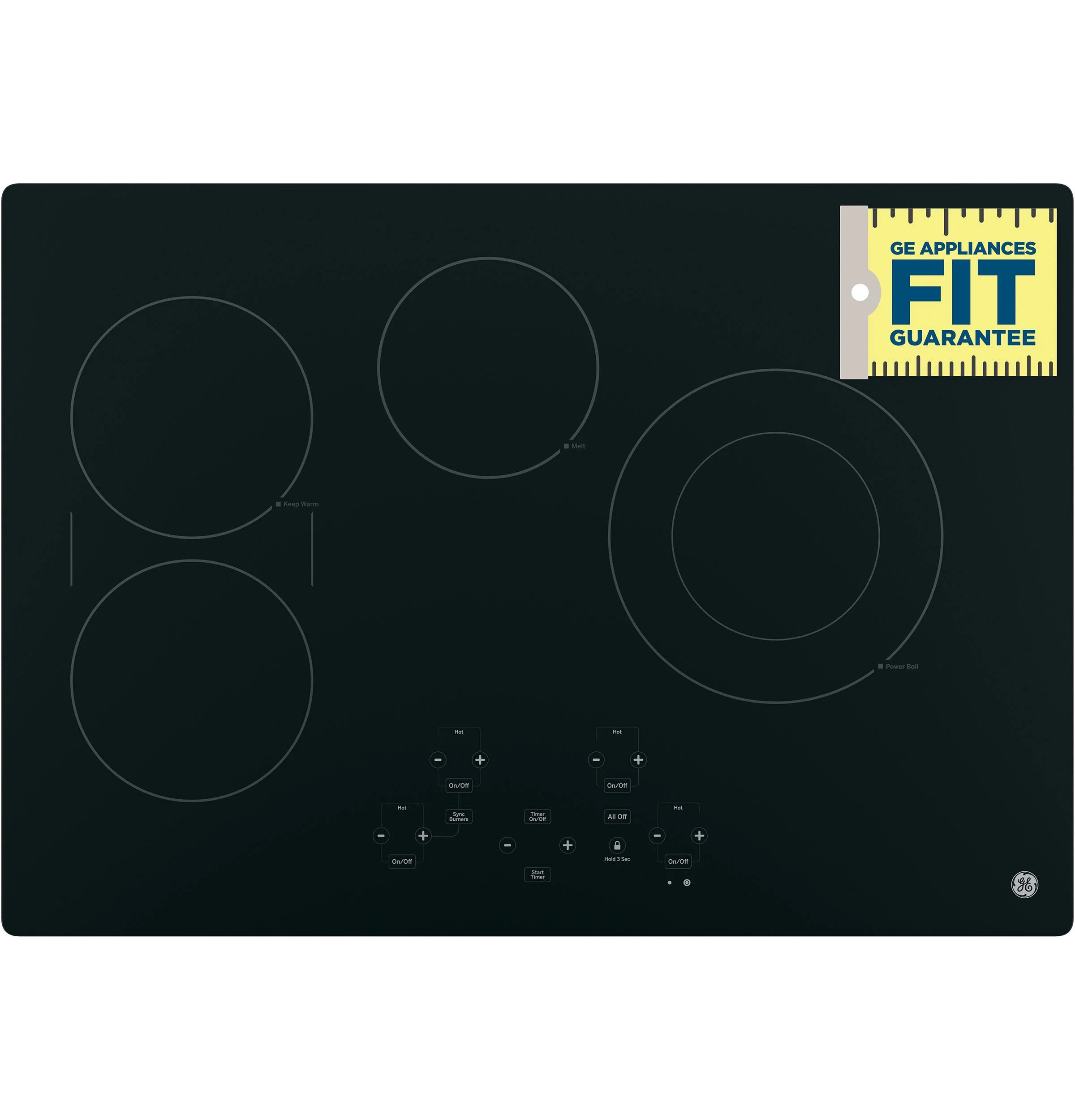 GE® 30" Built-In Touch Control Electric Cooktop - Image 4