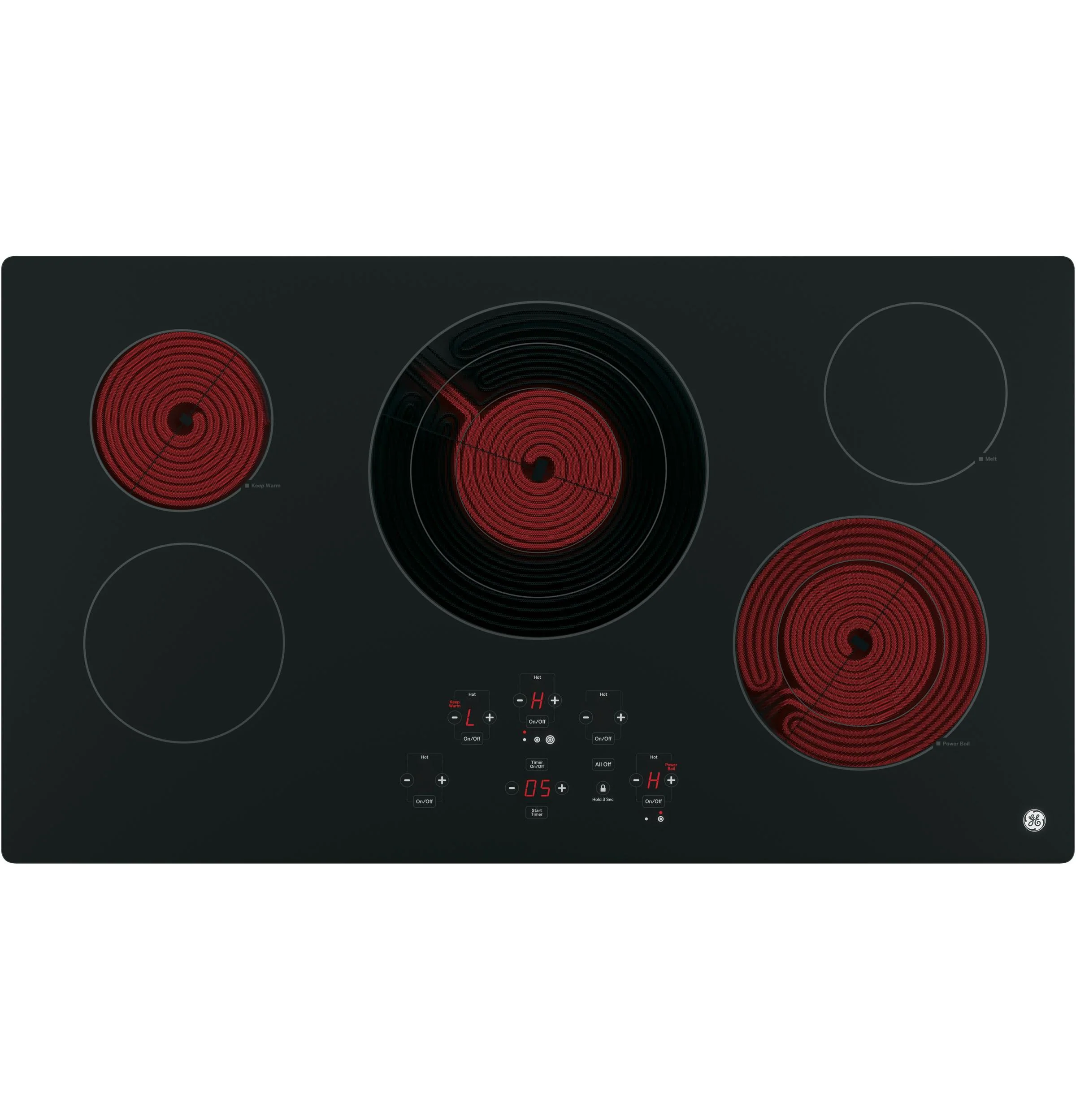 GE® 36" Built-In Touch Control Electric Cooktop - Image 3