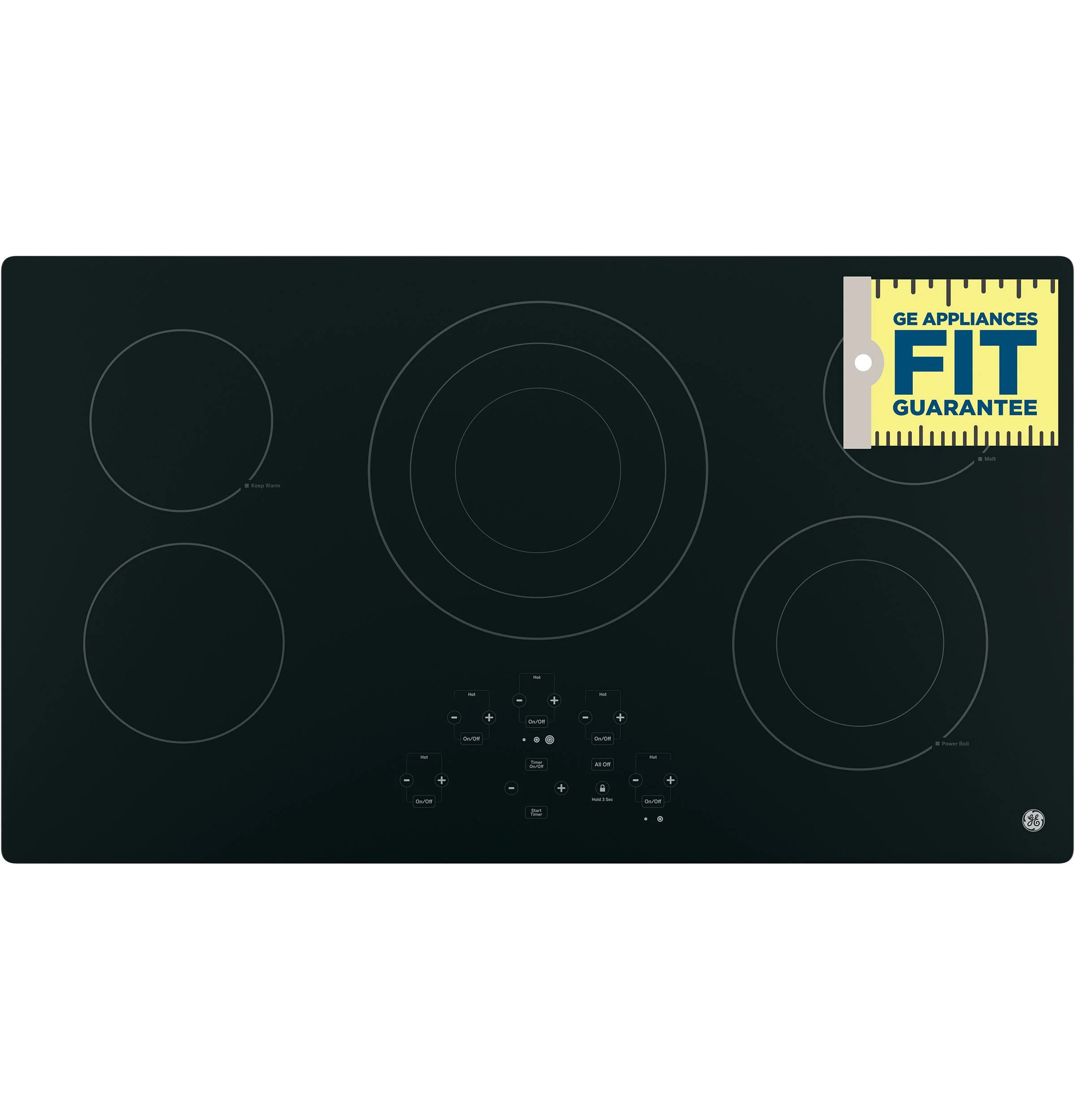 GE® 36" Built-In Touch Control Electric Cooktop - Image 4