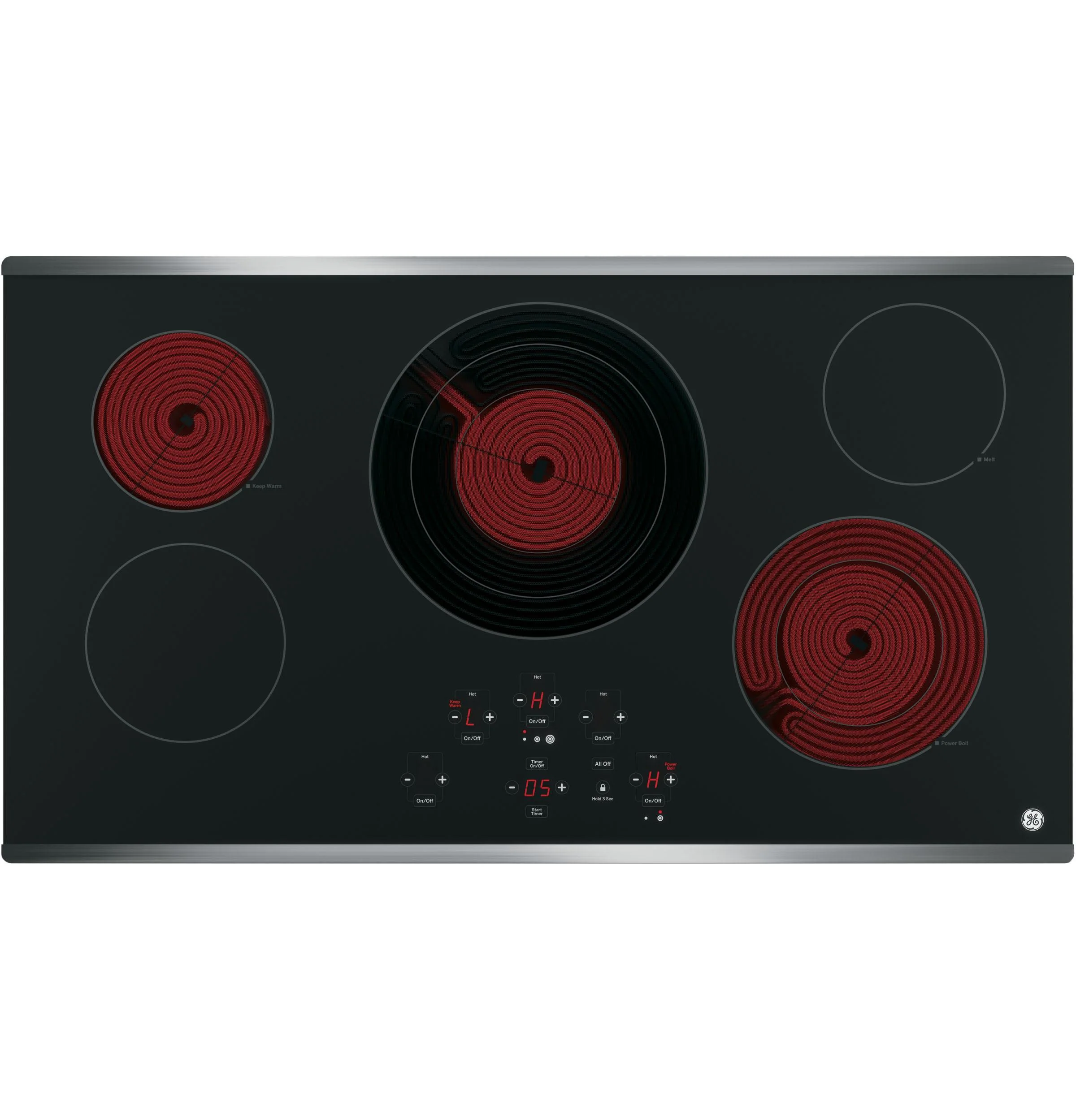 JP5036SJSS GE® 36" Built-In Touch Control Electric Cooktop - Image 3