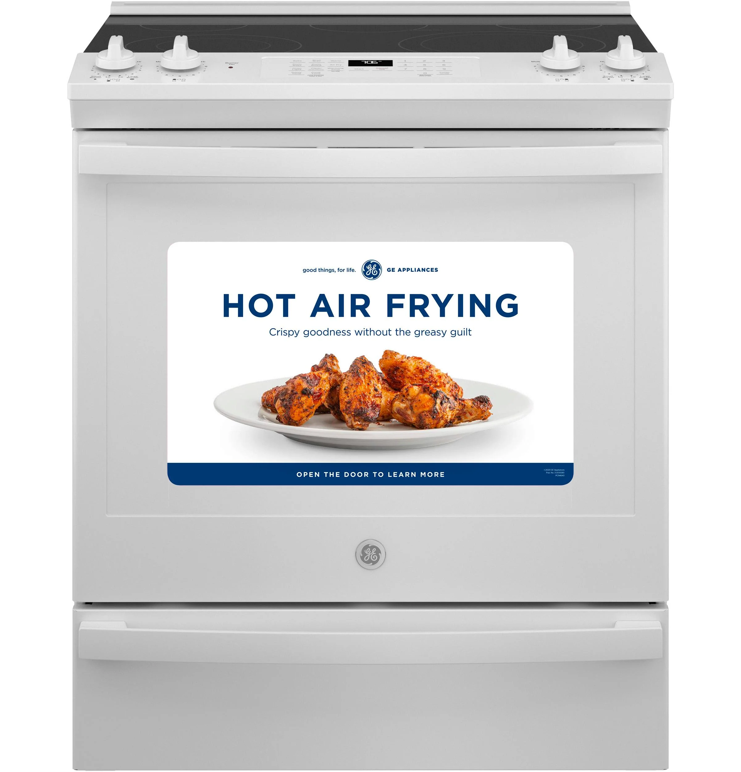 GE® 30" Slide-In Electric Convection Range with No Preheat Air Fry - Image 21