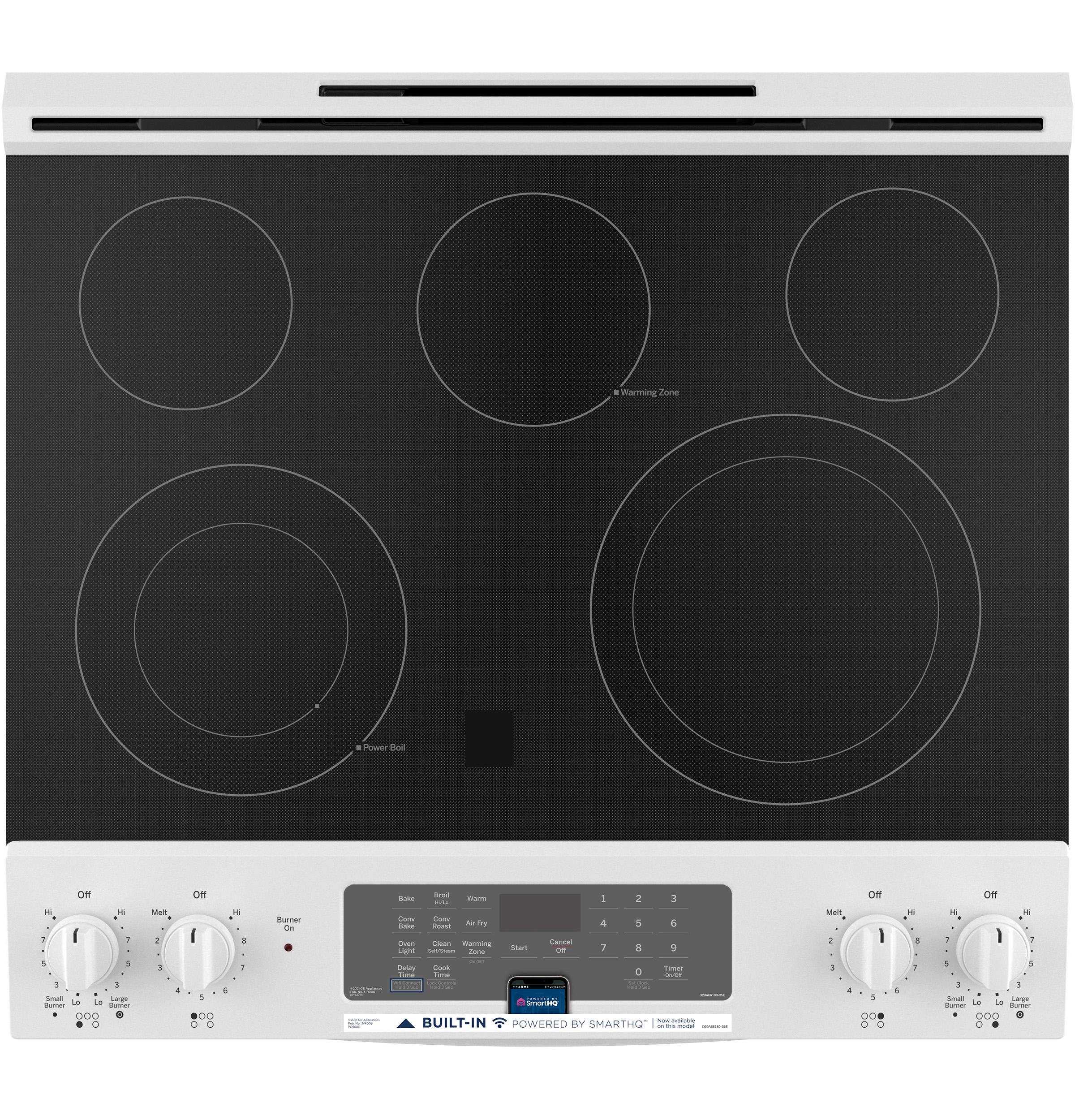 GE® 30" Slide-In Electric Convection Range with No Preheat Air Fry - Image 8
