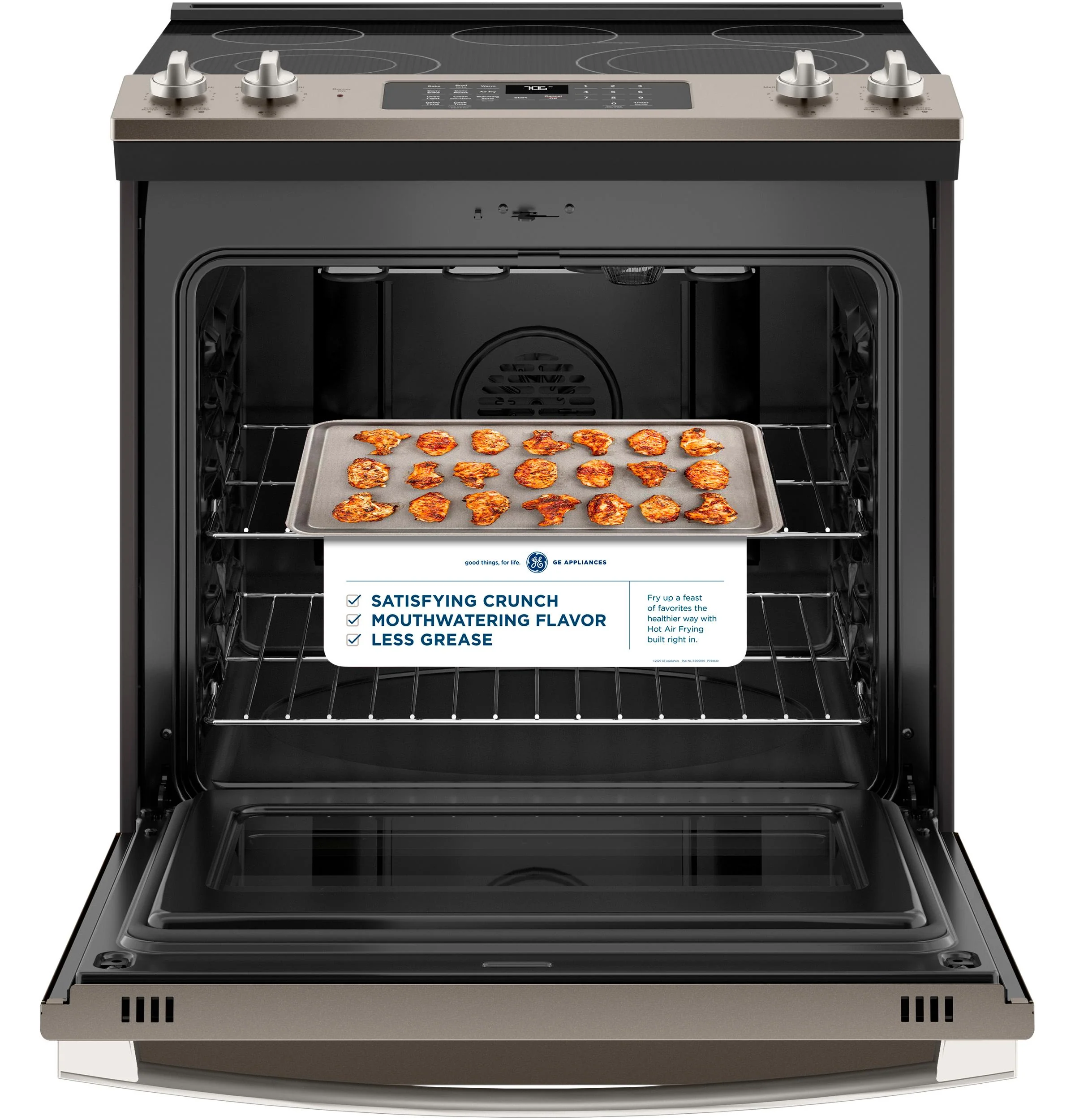 GE® 30" Slide-In Electric Convection Range with No Preheat Air Fry - Image 12