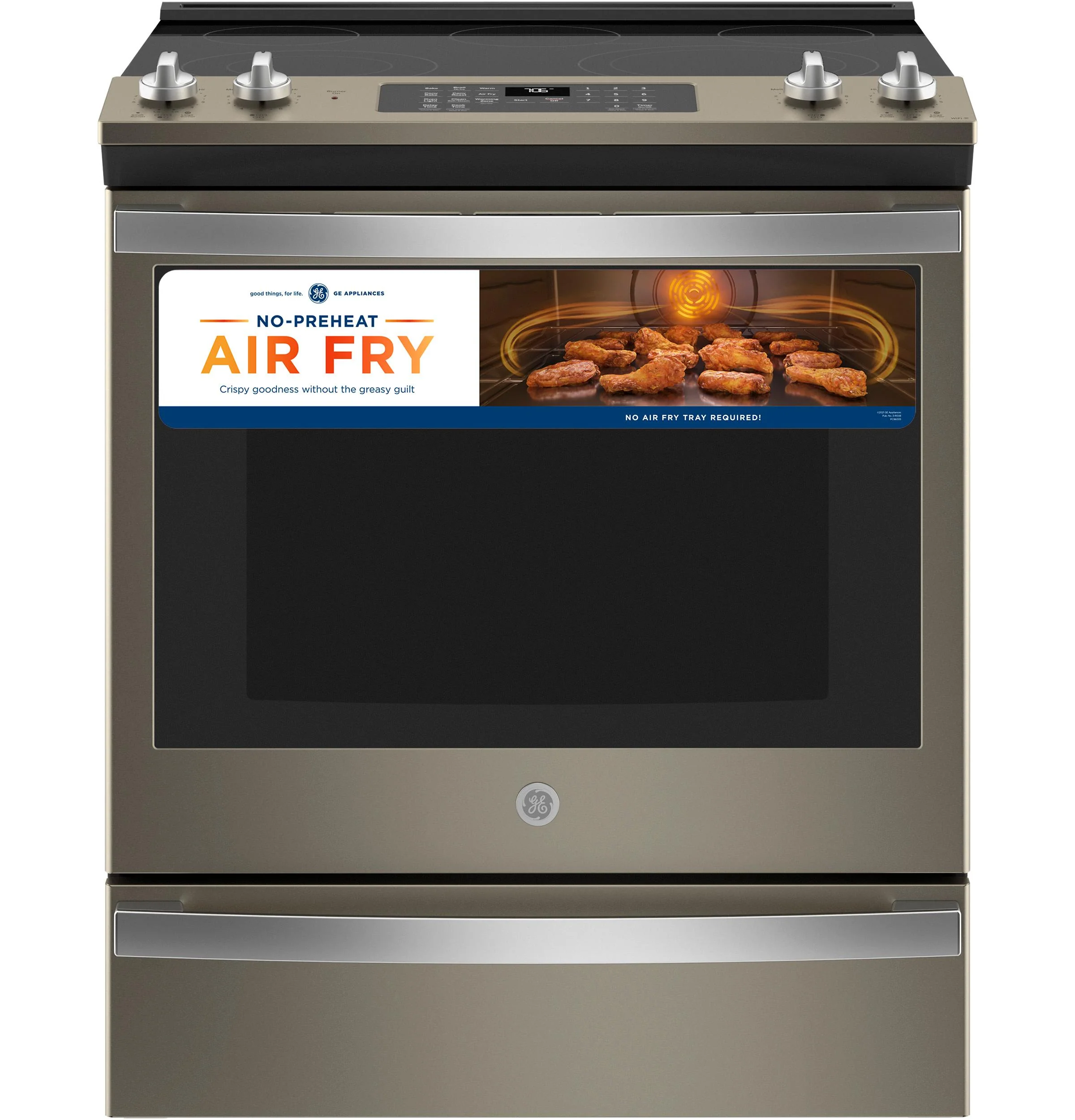 GE® 30" Slide-In Electric Convection Range with No Preheat Air Fry - Image 14