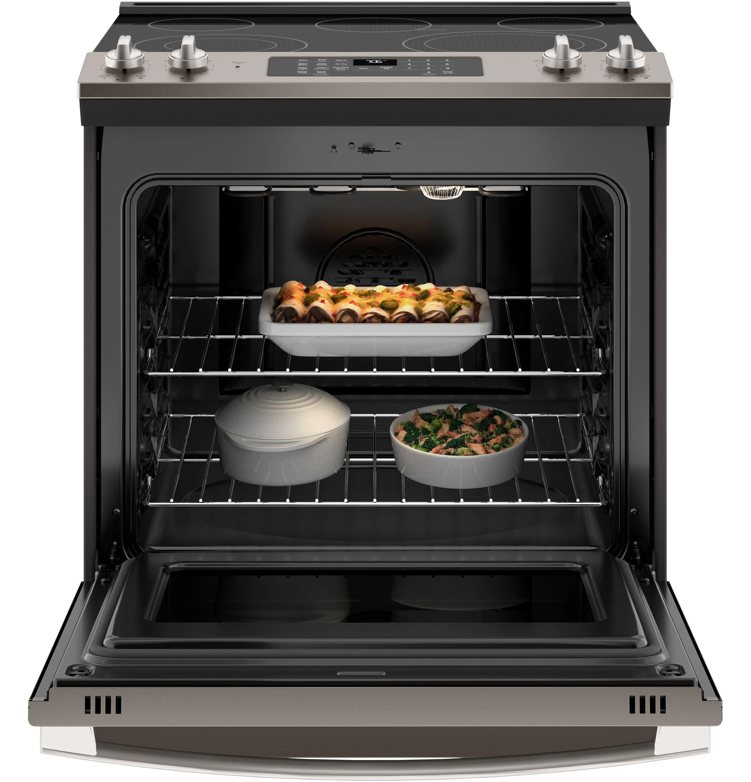 GE® 30" Slide-In Electric Convection Range with No Preheat Air Fry - Image 3