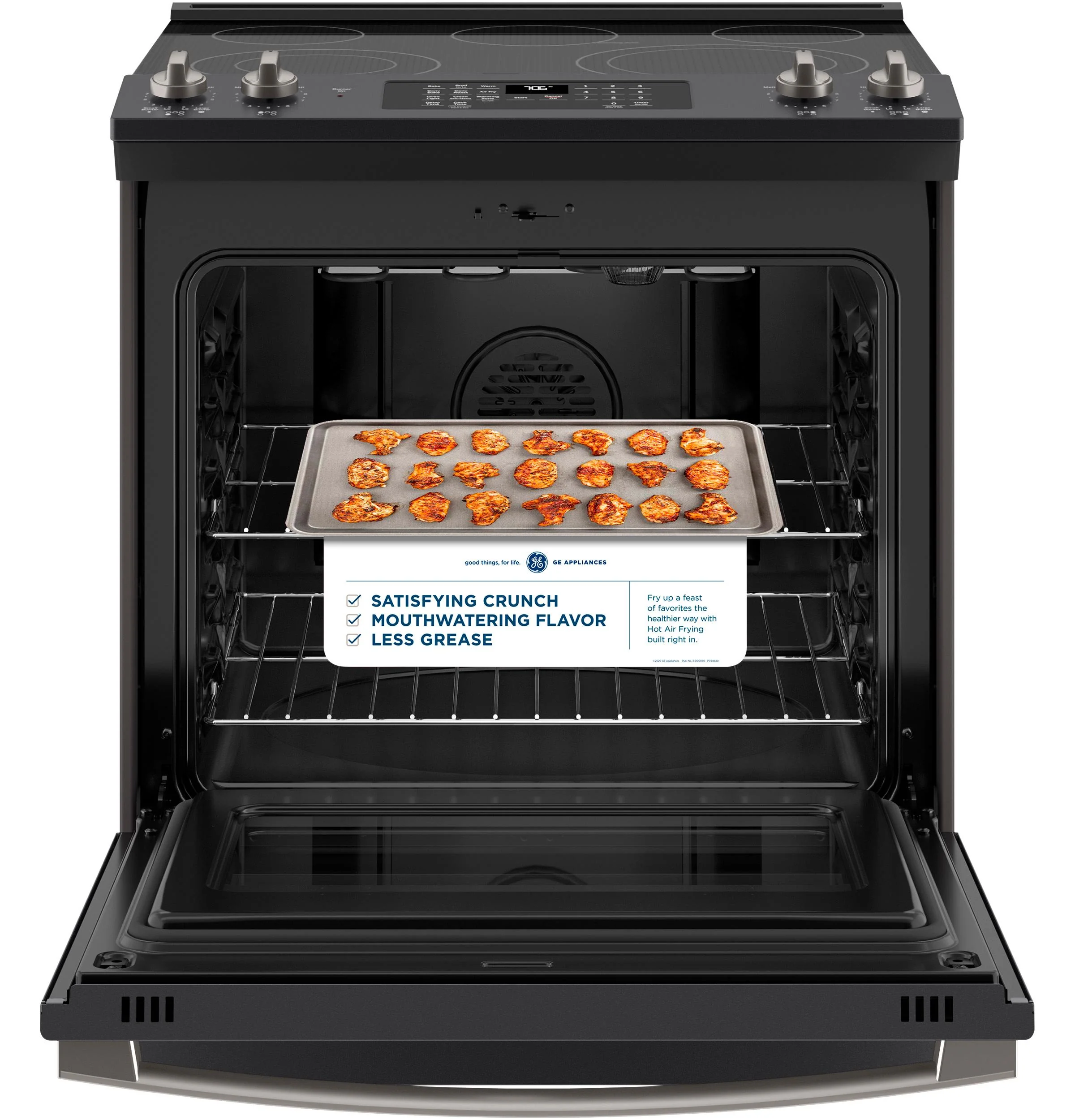 GE® 30" Slide-In Electric Convection Range with No Preheat Air Fry - Image 12