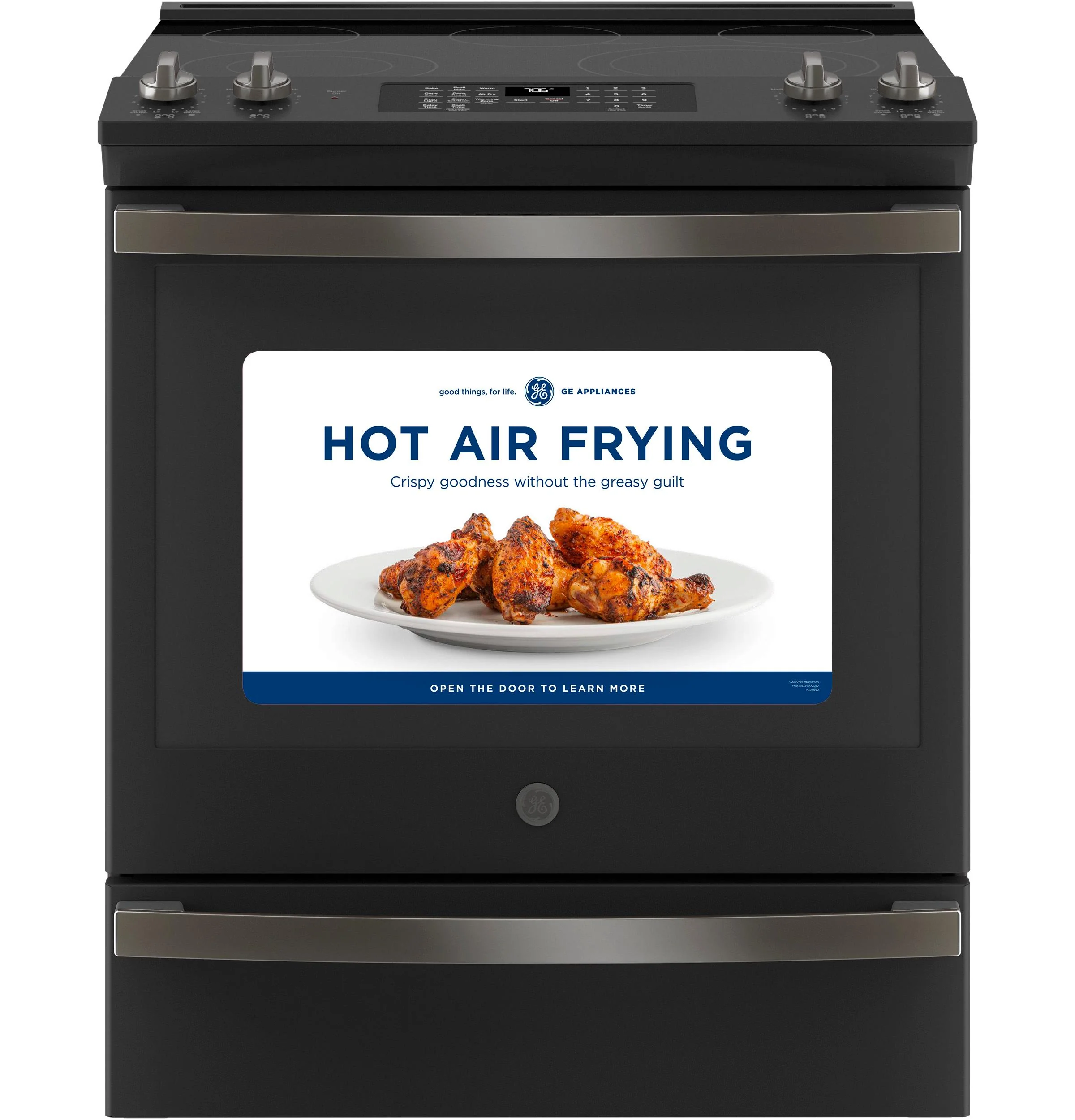 GE® 30" Slide-In Electric Convection Range with No Preheat Air Fry - Image 24