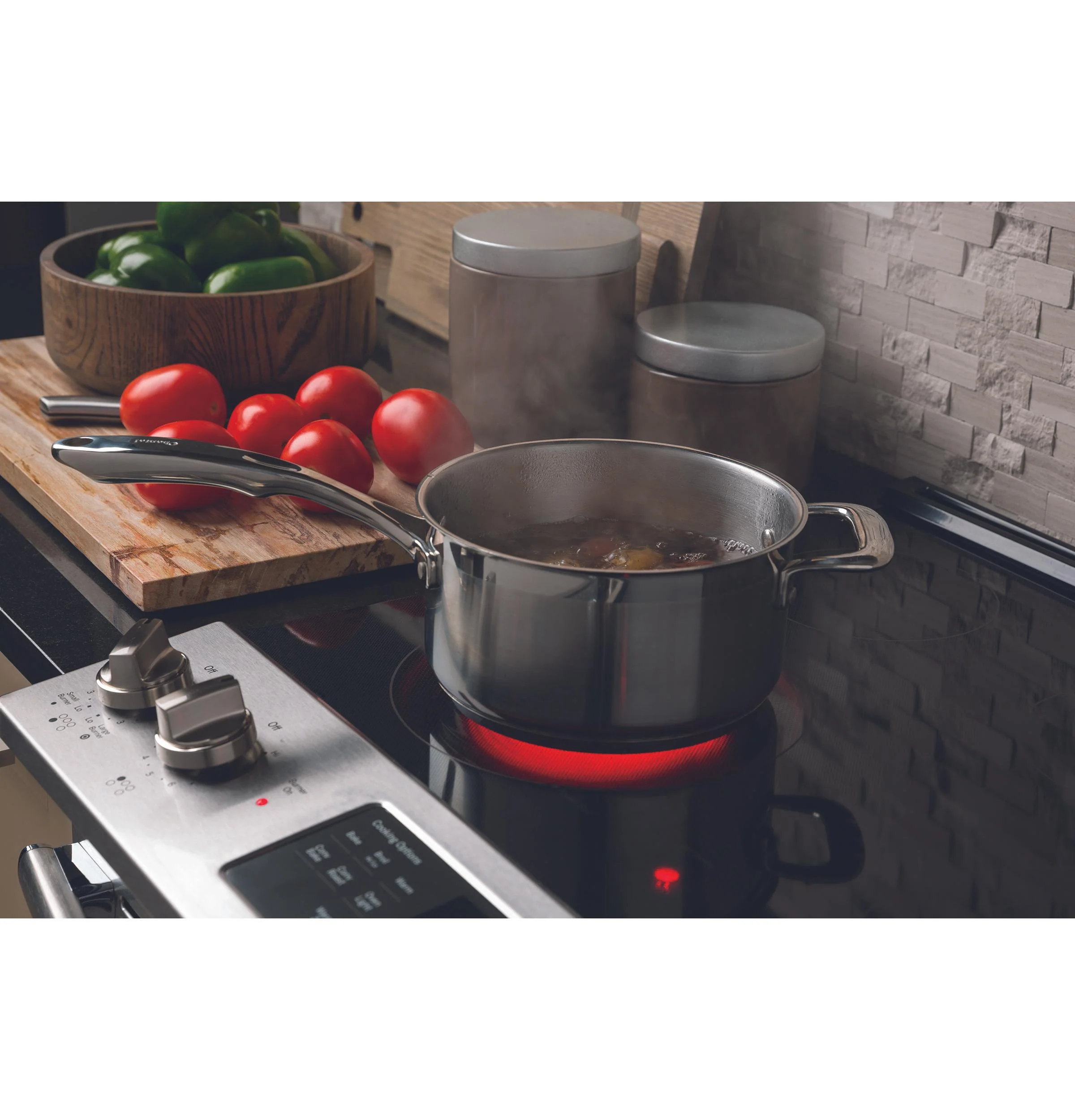 GE® 30" Slide-In Electric Convection Range with No Preheat Air Fry - Image 9