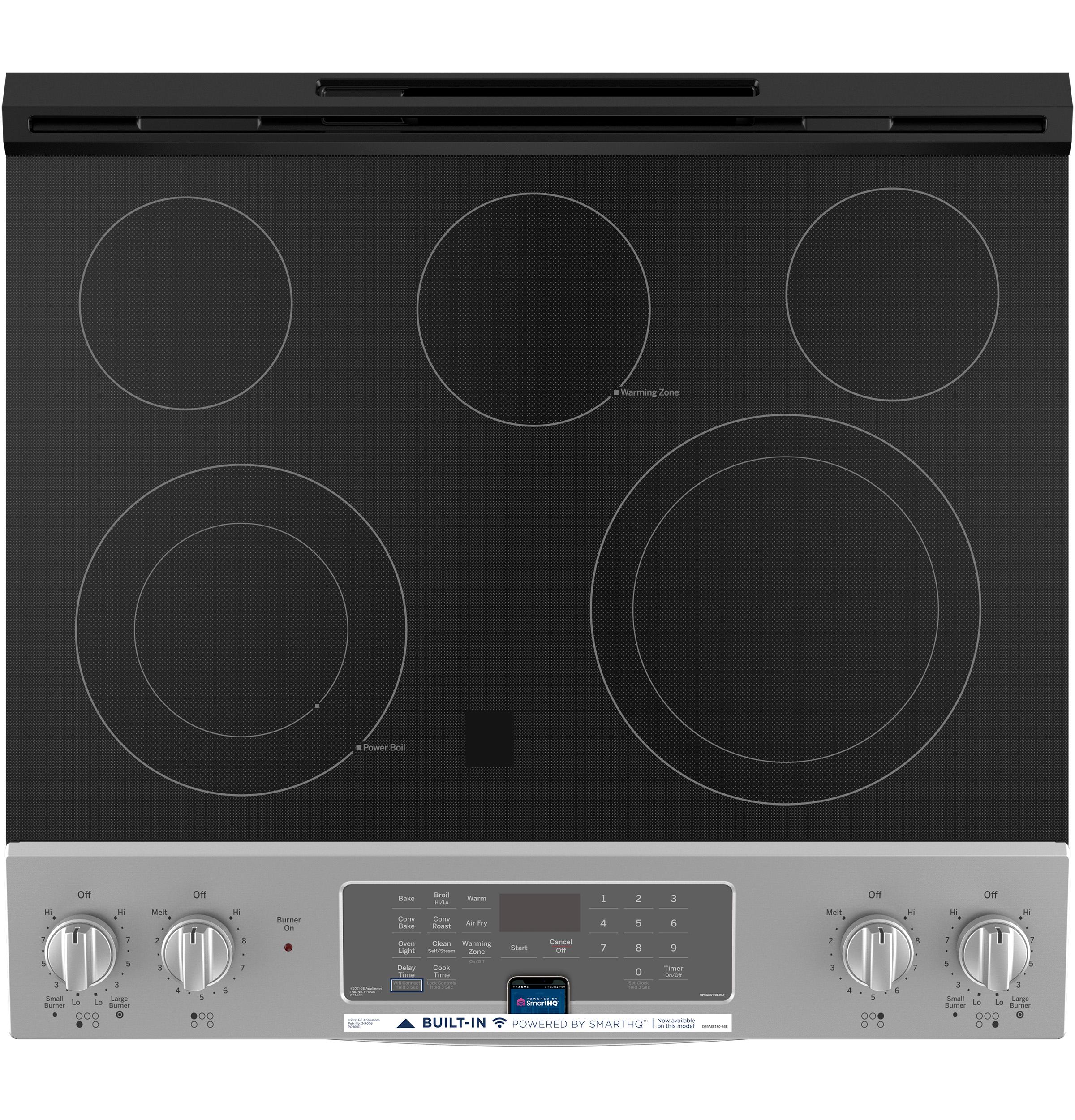 GE® 30" Slide-In Electric Convection Range with No Preheat Air Fry - Image 11