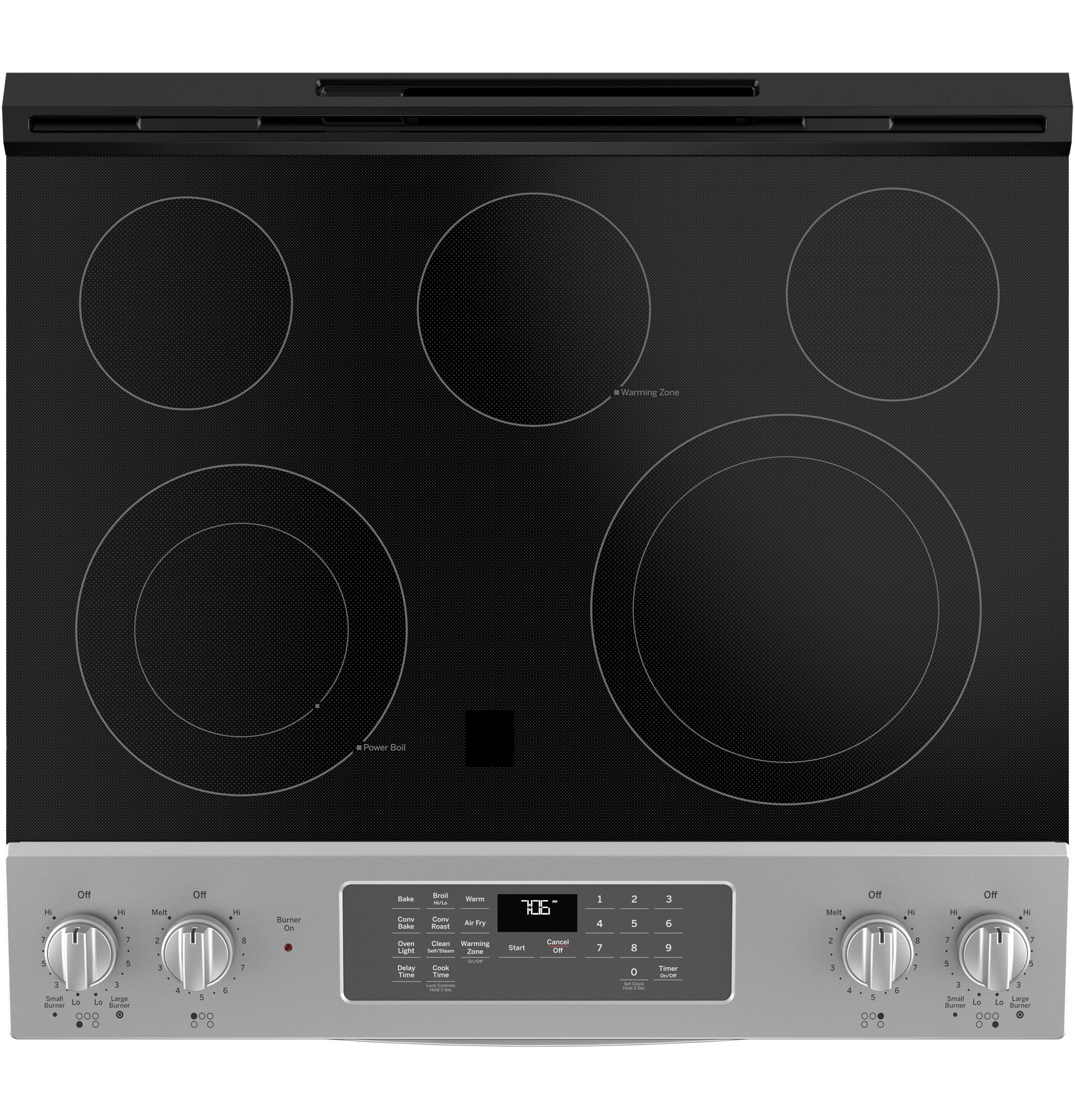 GE® 30" Slide-In Electric Convection Range with No Preheat Air Fry - Image 16