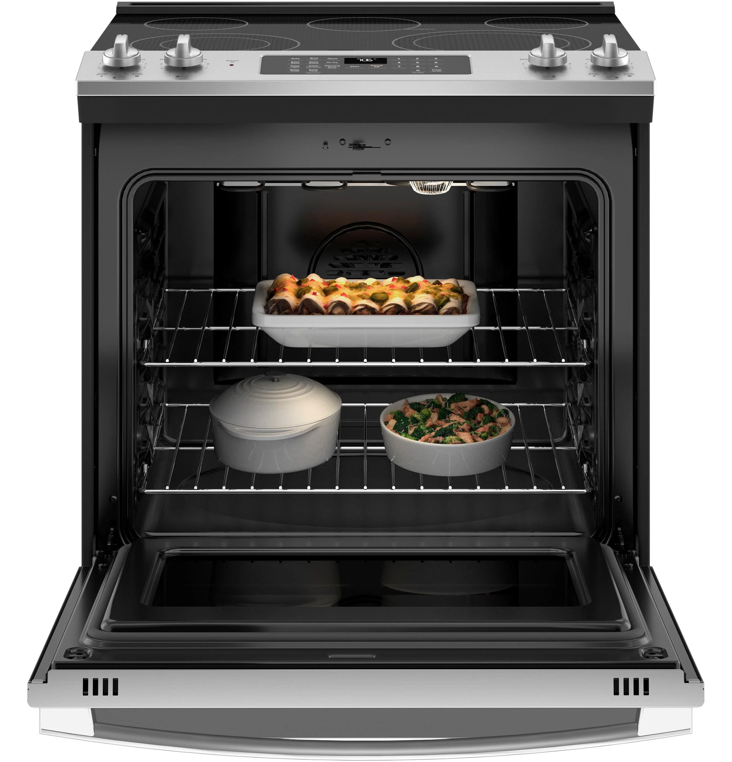 GE® 30" Slide-In Electric Convection Range with No Preheat Air Fry - Image 18