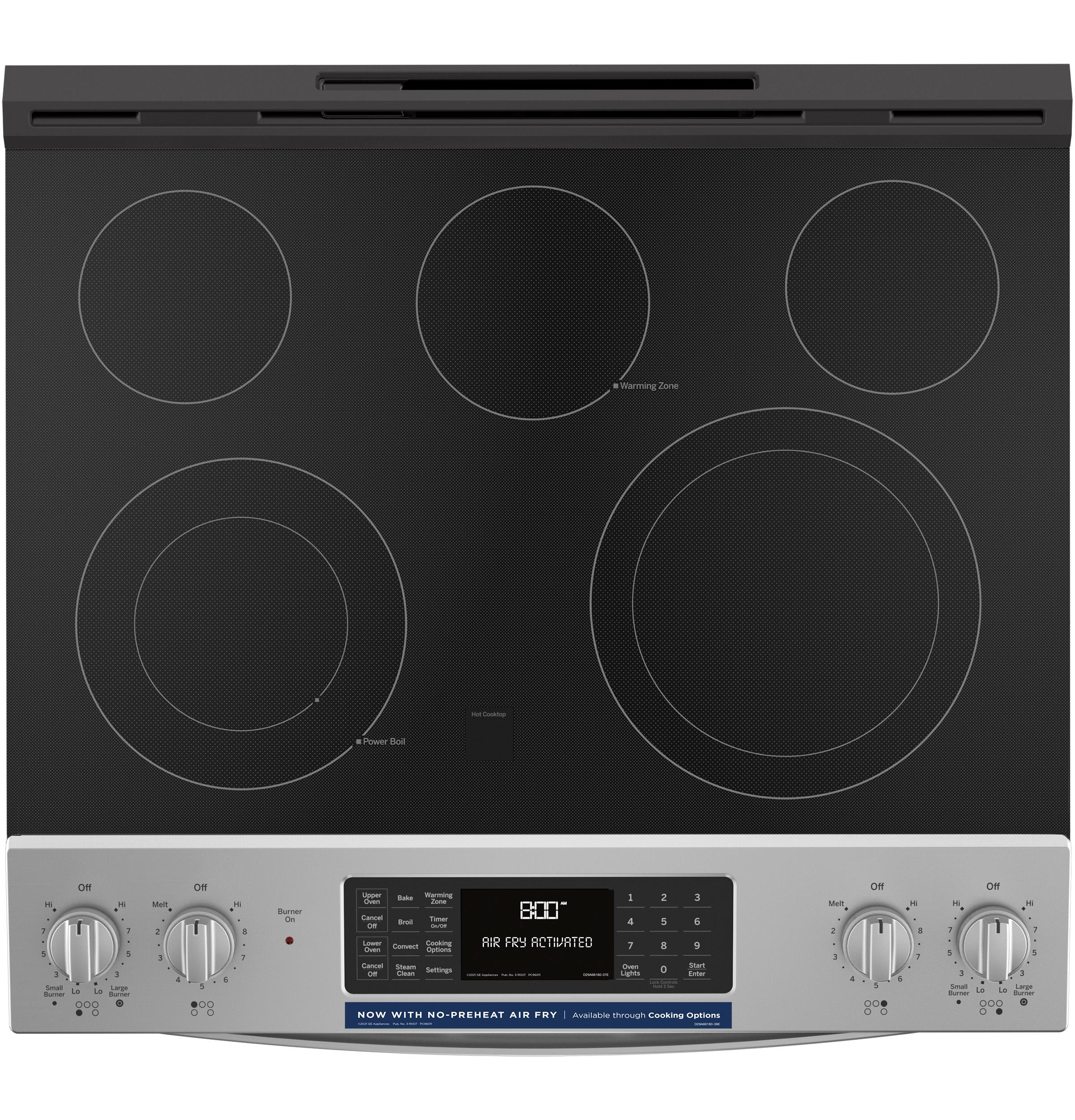 JSS86SPSS GE 30" Slide-In Electric Convection Double Oven Range - Image 8