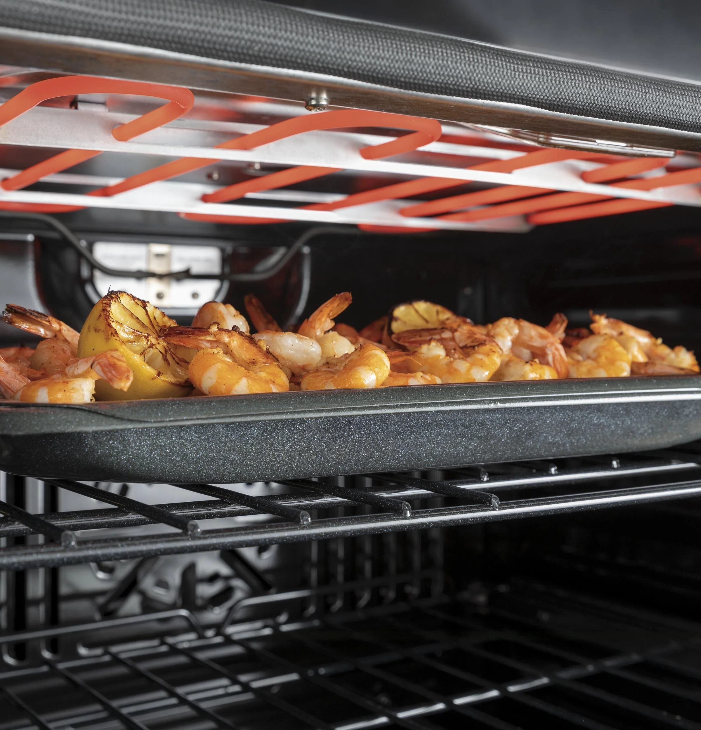 GE® 30" Smart Built-In Self-Clean Convection Double Wall Oven with Never Scrub Racks - Image 13