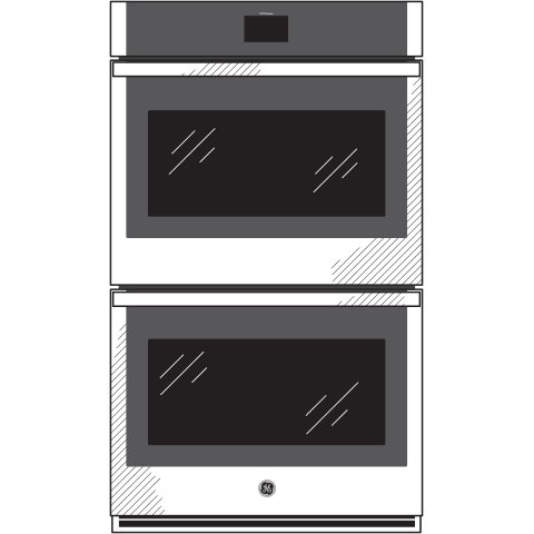 GE® 30" Smart Built-In Self-Clean Convection Double Wall Oven with Never Scrub Racks - Image 22