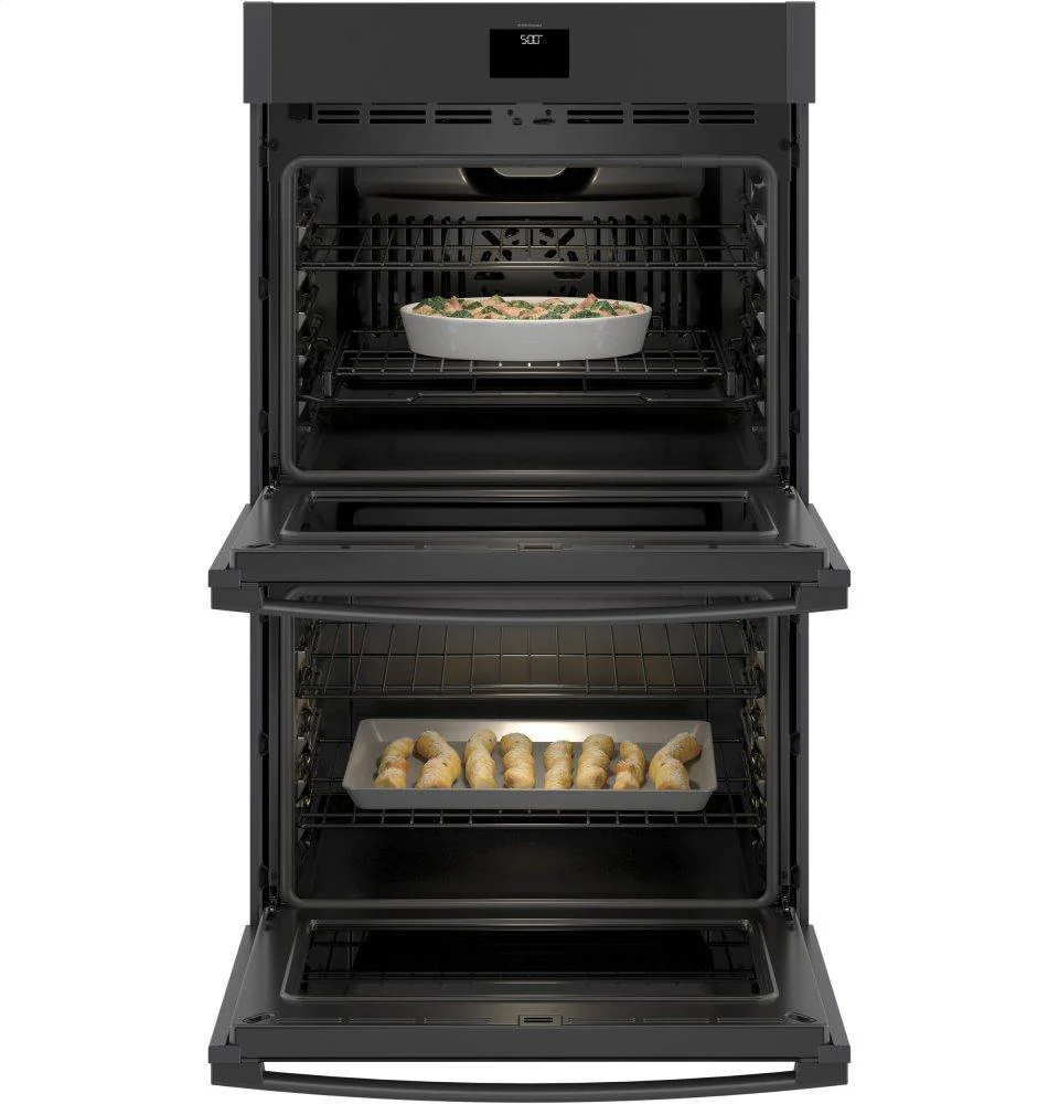 GE® 30" Smart Built-In Self-Clean Convection Double Wall Oven with Never Scrub Racks - Image 5
