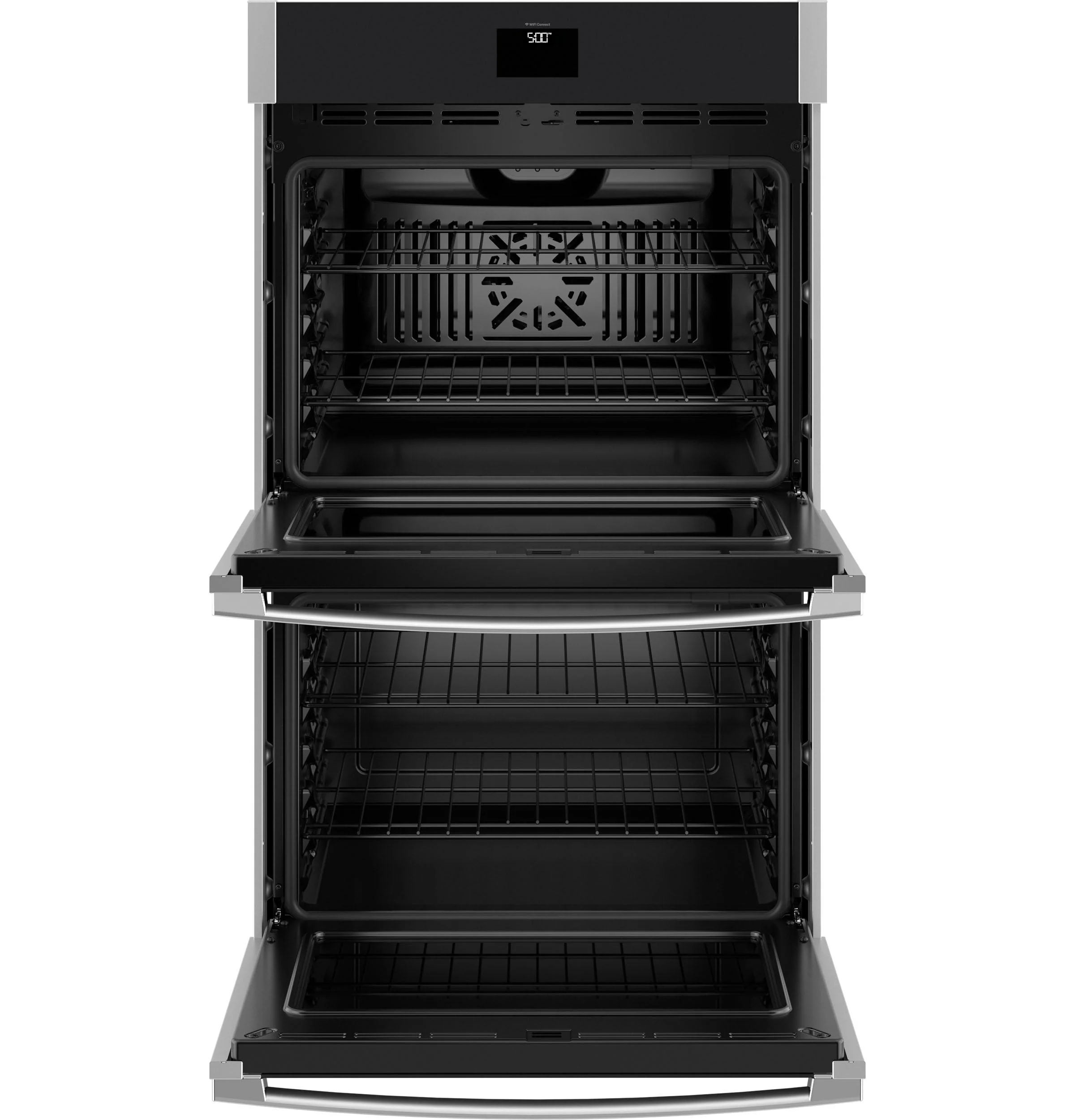 JTD5000SVSS GE® 30" Smart Built-In Self-Clean Convection Double Wall Oven with No Preheat Air Fry - Image 2