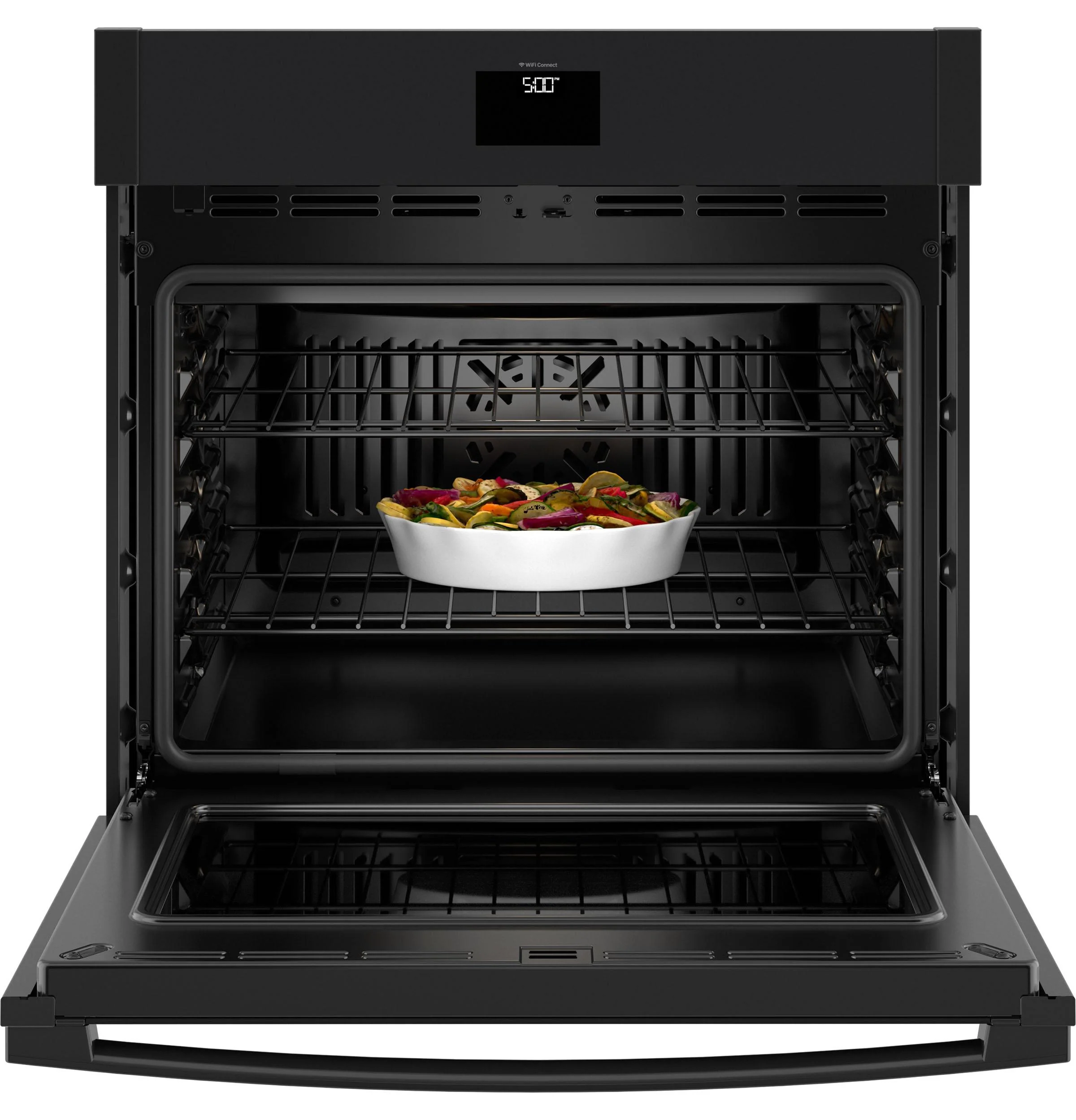 JTS5000DVBB GE® 30" Smart Built-In Self-Clean Convection Single Wall Oven with No Preheat Air Fry - Image 3