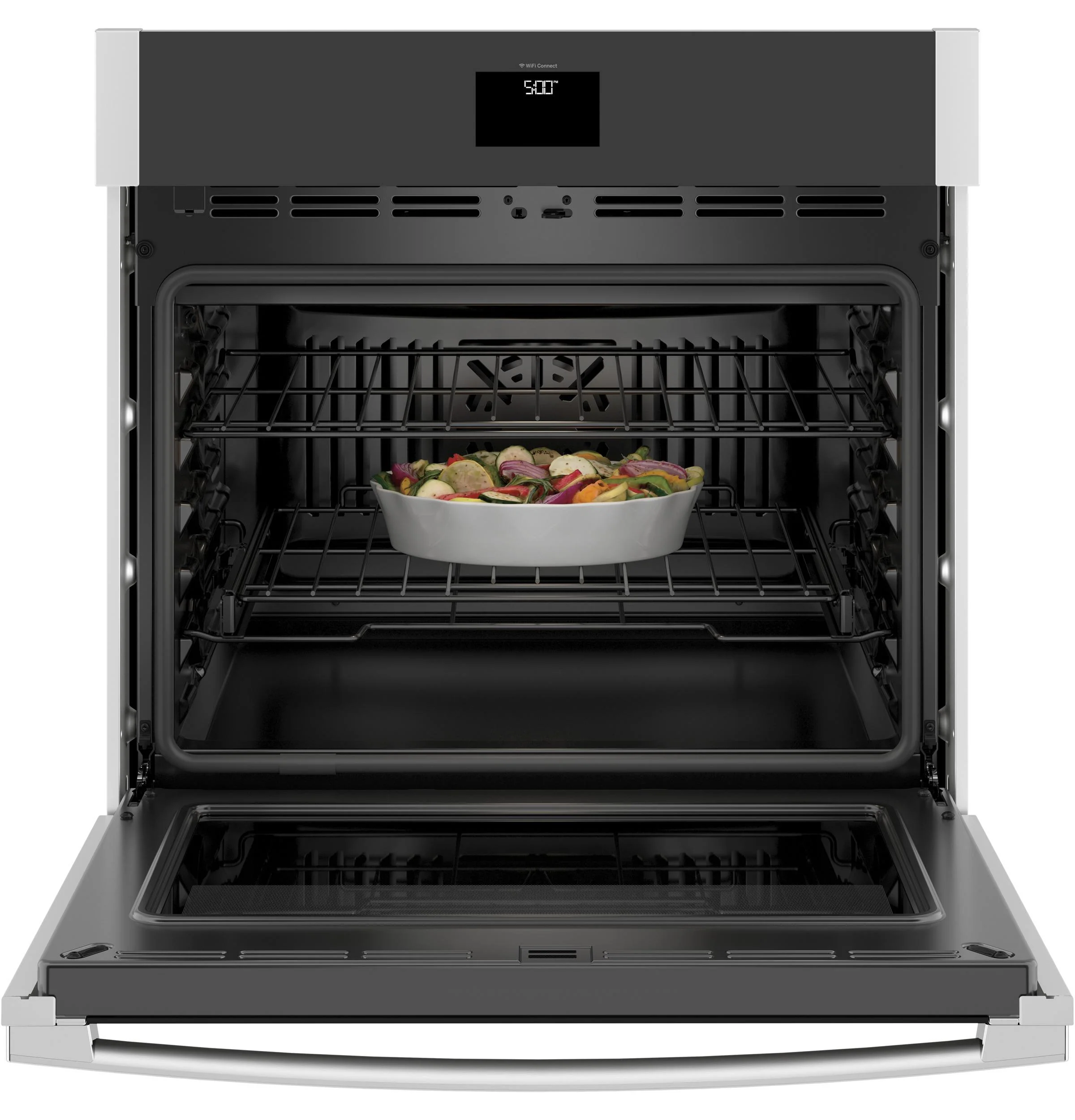 GE® 30" Smart Built-In Self-Clean Convection Single Wall Oven with Never Scrub Racks - Image 5