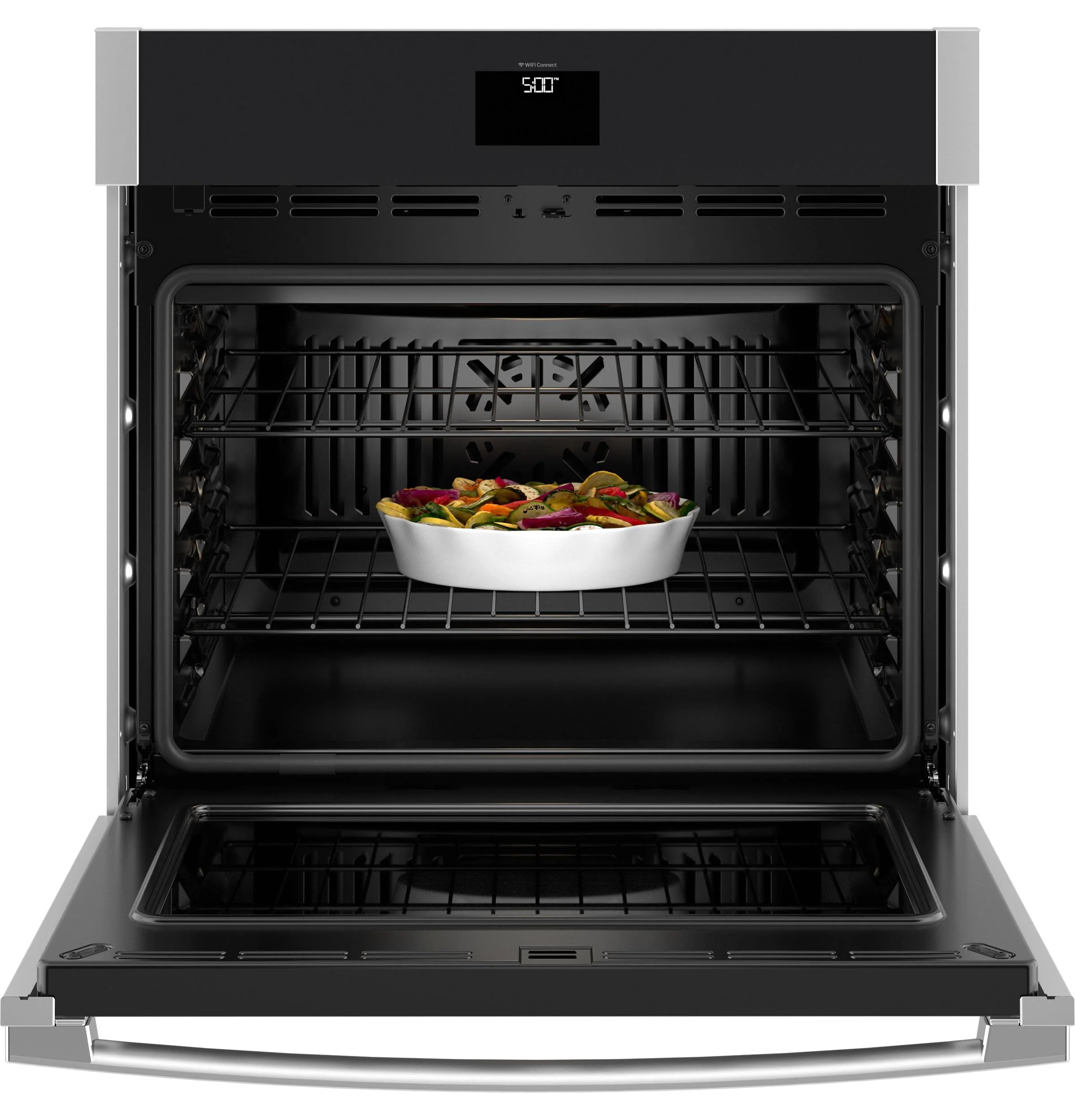 JTS5000SVSS GE® 30" Smart Built-In Self-Clean Convection Single Wall Oven with No Preheat Air Fry - Image 3