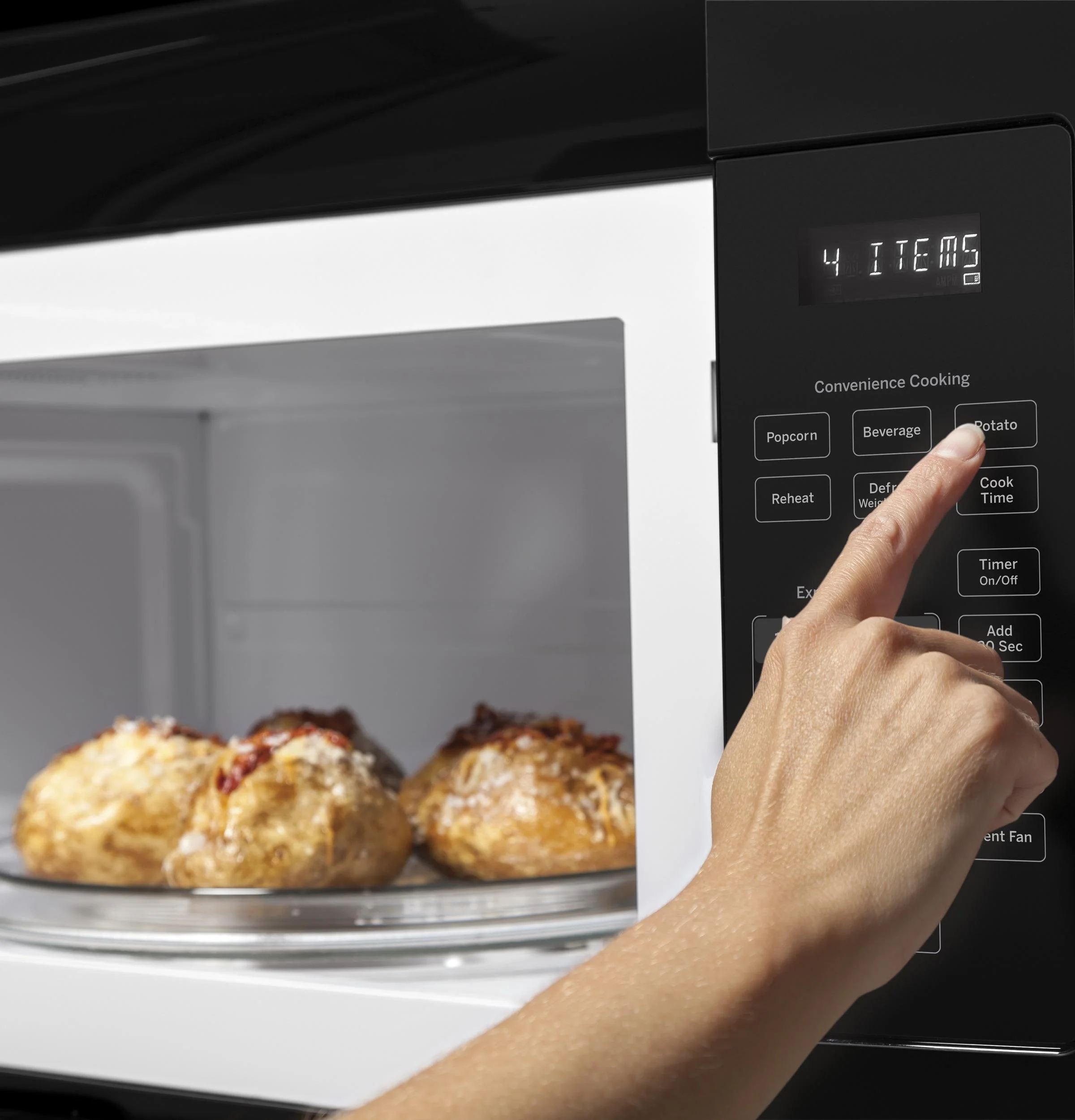 JVM3160DFBB GE® 1.6 Cu. Ft. Over-the-Range Microwave Oven - Image 5
