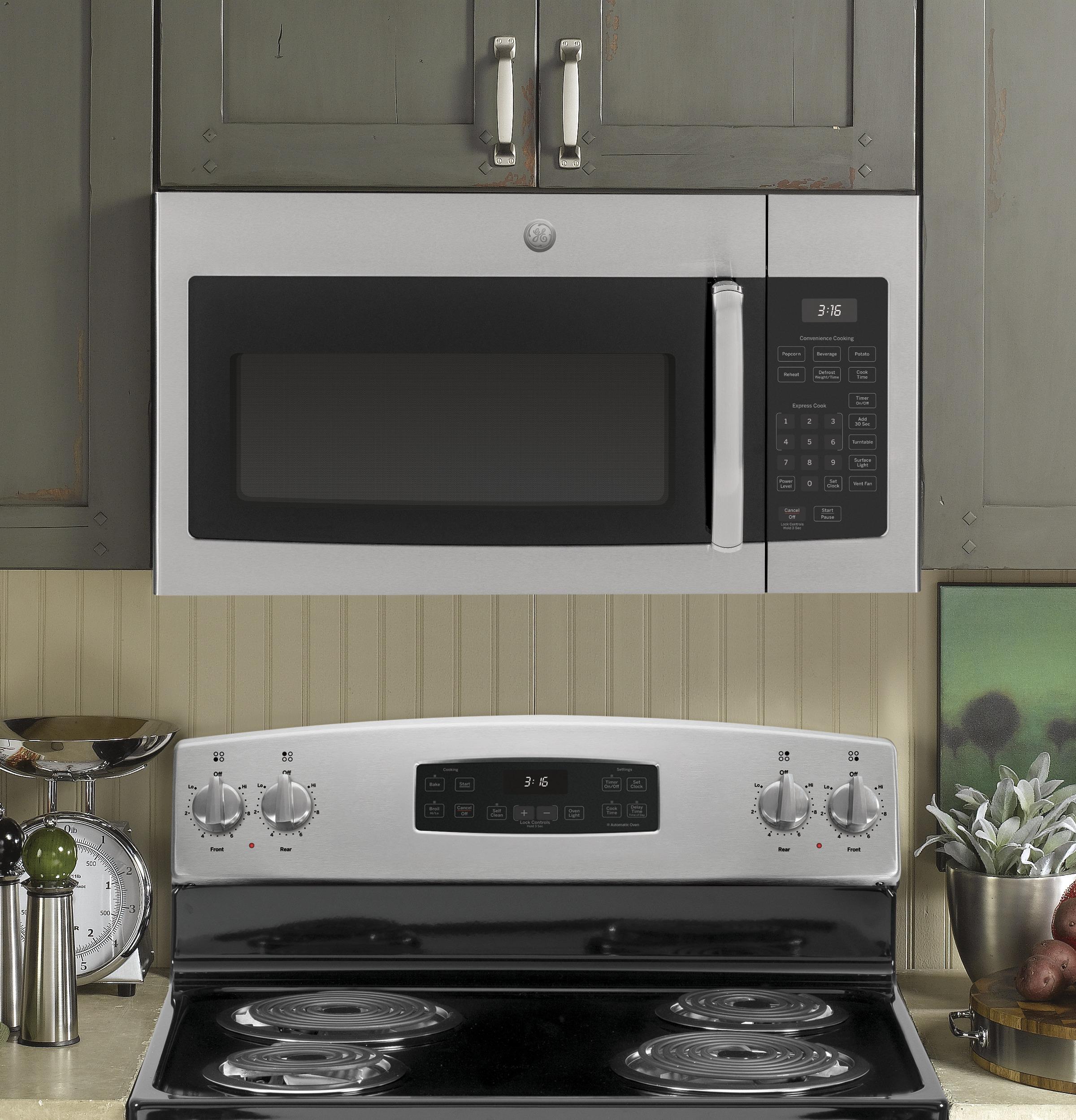 JVM3160RFSS GE® 1.6 Cu. Ft. Over-the-Range Microwave Oven - Image 6