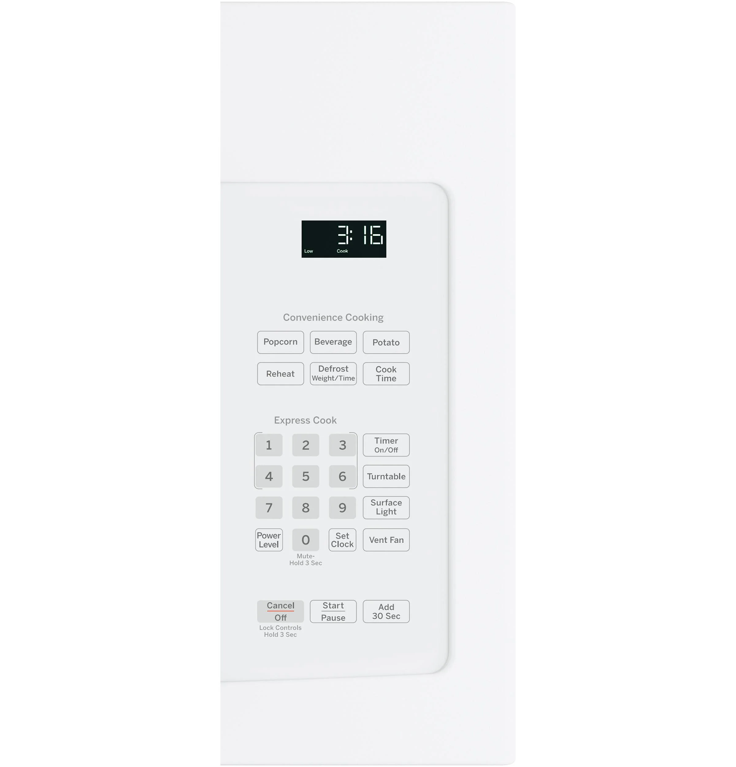 JVM3162DJWW GE® 1.6 Cu. Ft. Over-the-Range Microwave Oven - Image 2