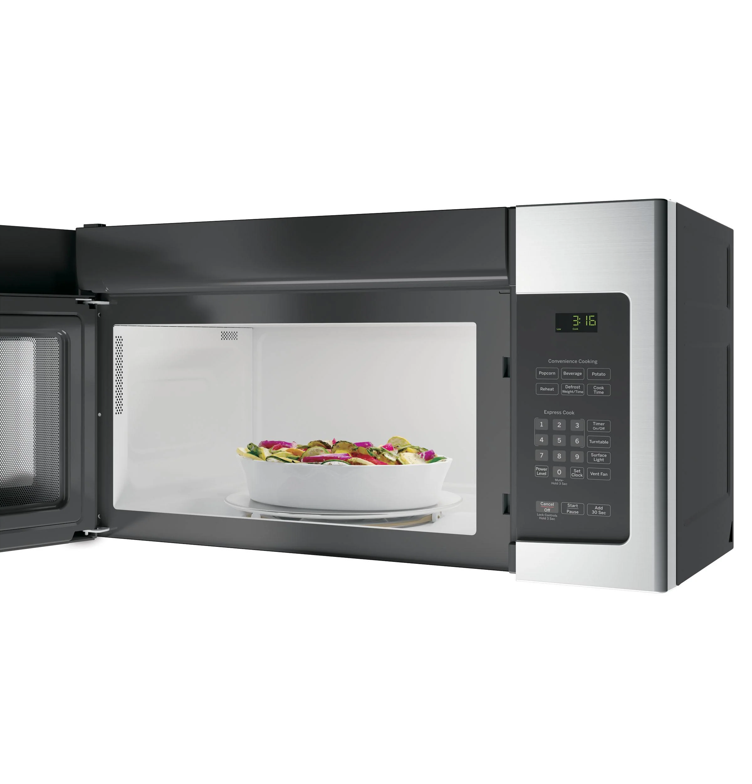 JVM3162RJSS GE® 1.6 Cu. Ft. Over-the-Range Microwave Oven - Image 4