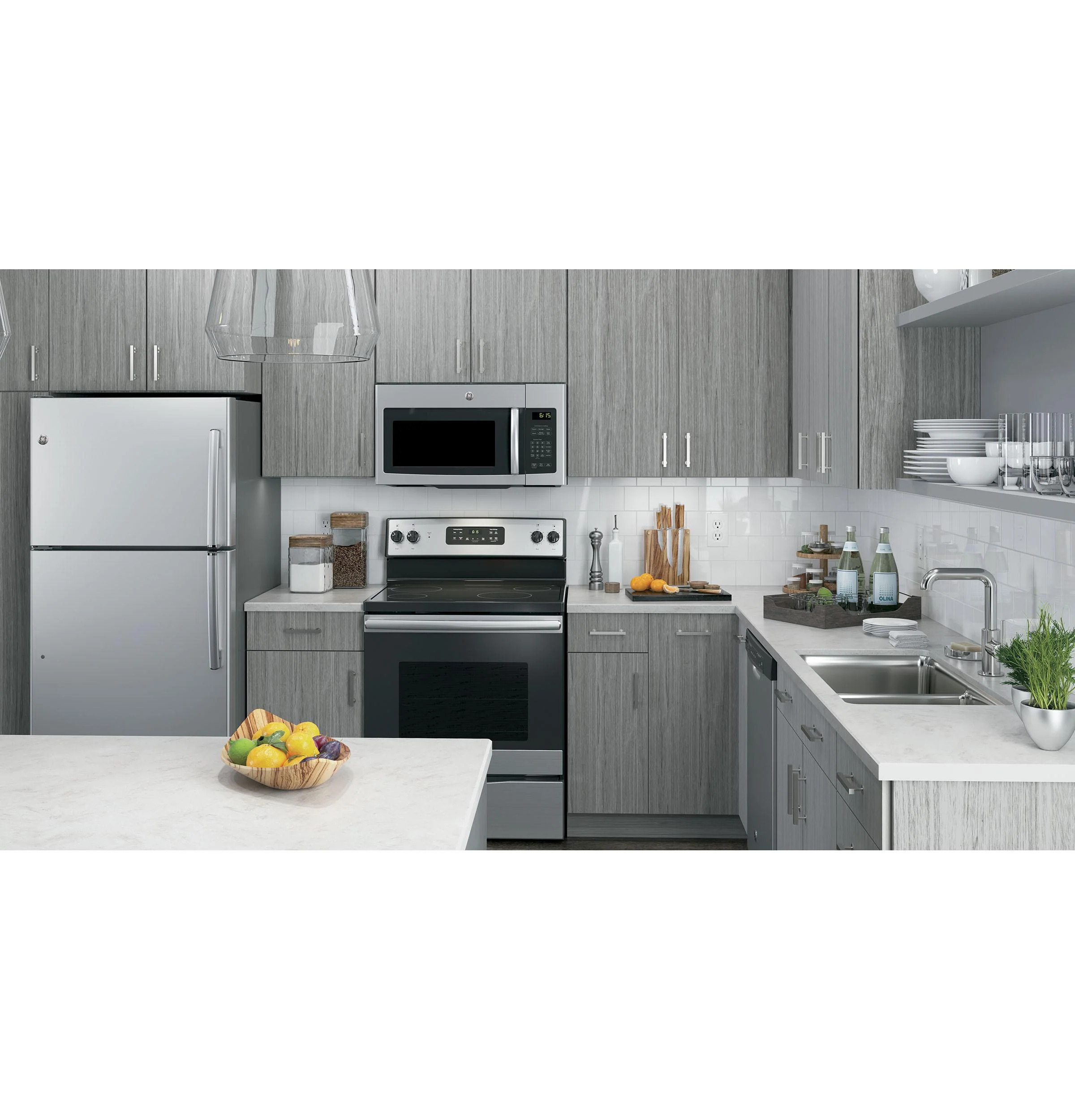 JVM3162RJSS GE® 1.6 Cu. Ft. Over-the-Range Microwave Oven - Image 6