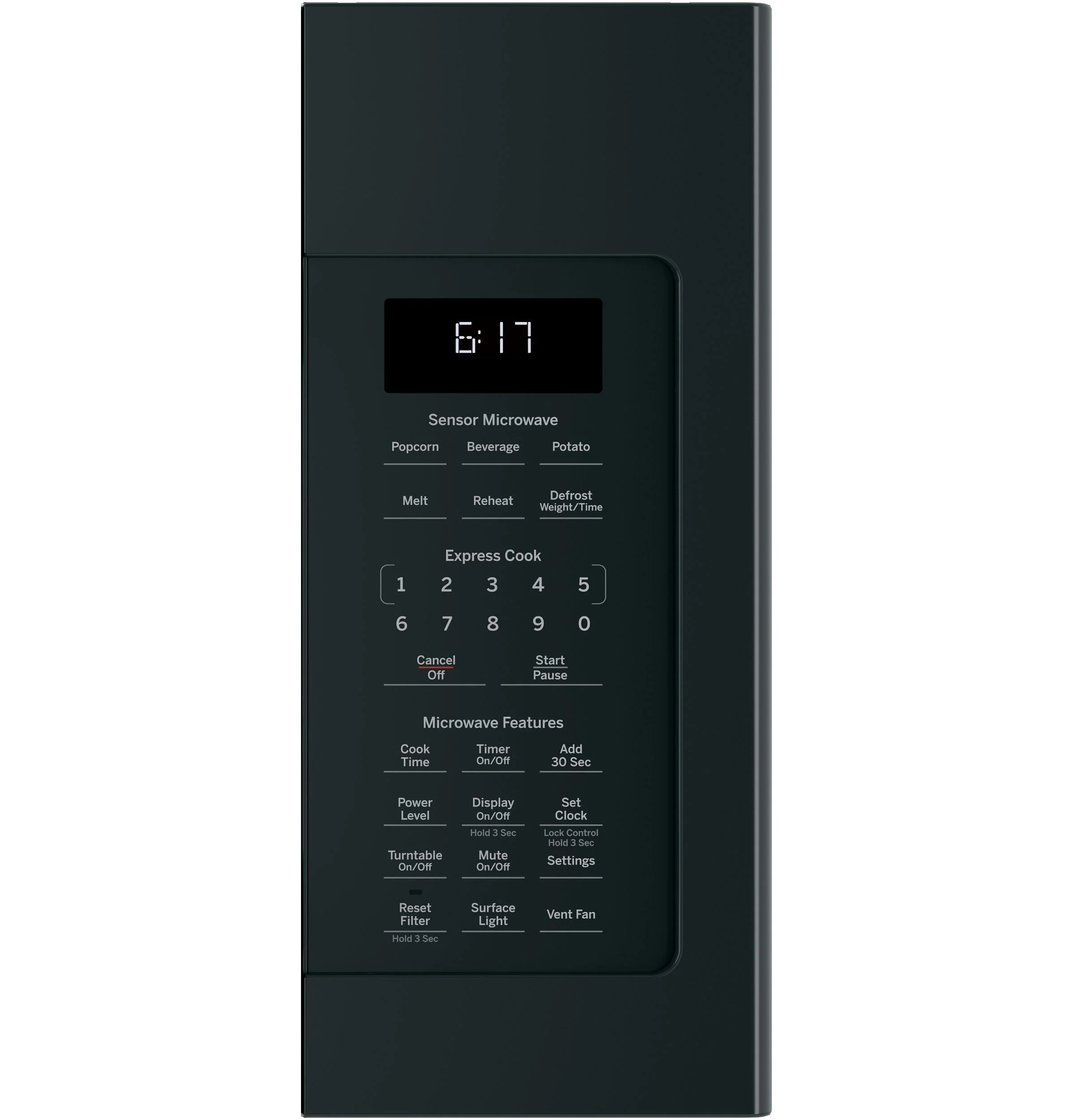 JVM6175DKBB GE® 1.7 Cu. Ft. Over-the-Range Sensor Microwave Oven - Image 9