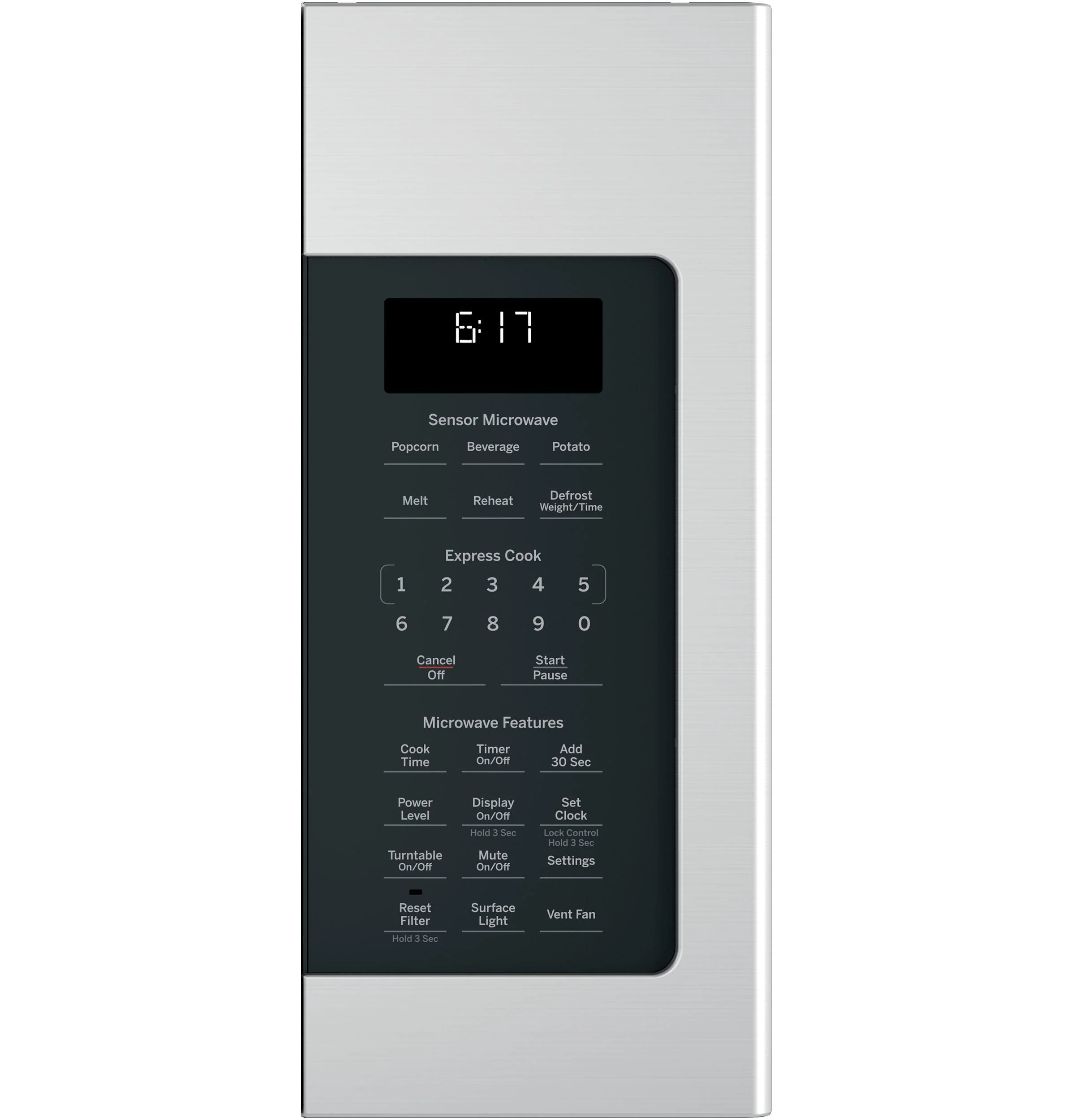 JVM6175YKFS GE® 1.7 Cu. Ft. Over-the-Range Sensor Fingerprint Resistant Microwave Oven - Image 2
