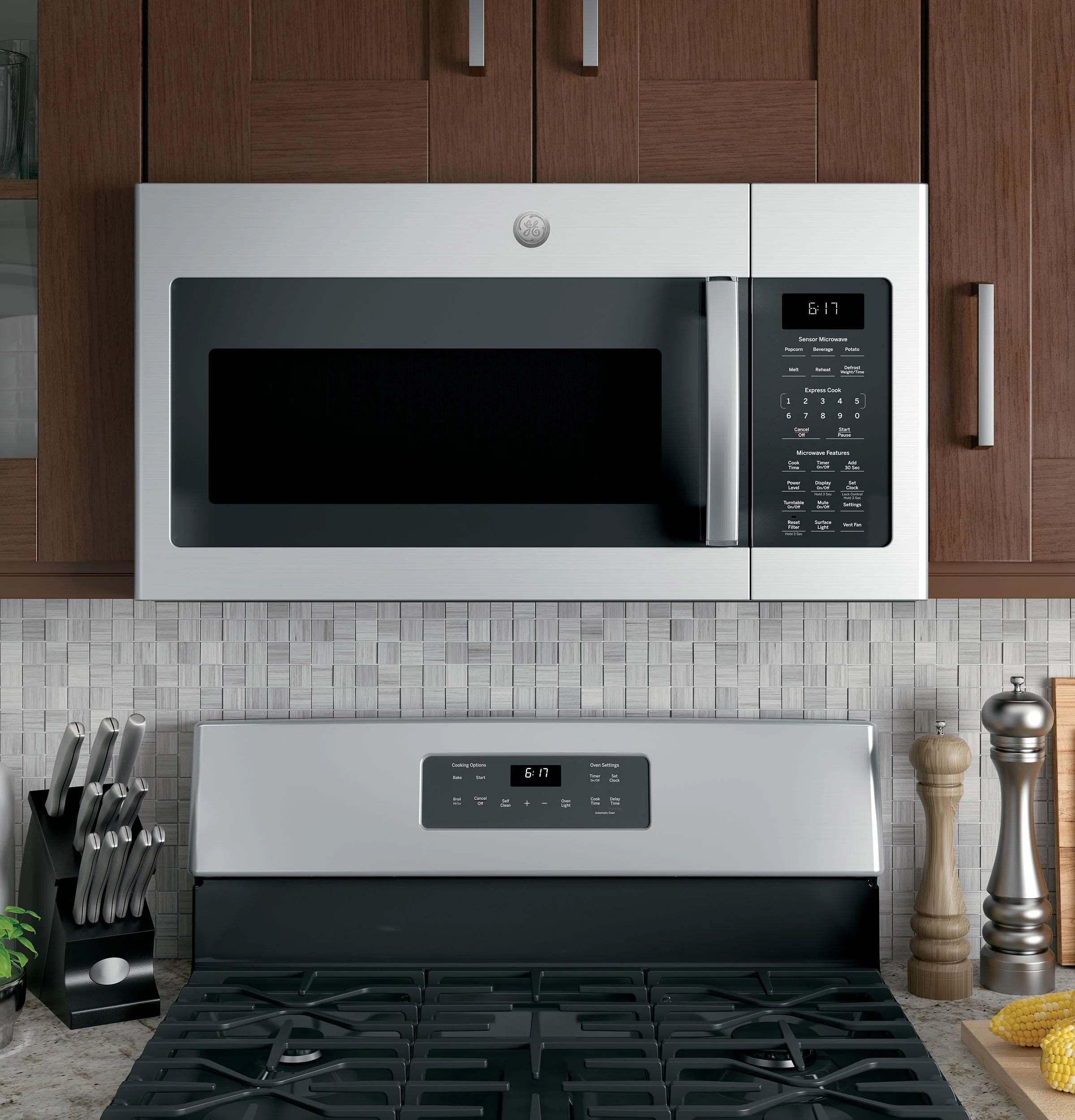 JVM6175YKFS GE® 1.7 Cu. Ft. Over-the-Range Sensor Fingerprint Resistant Microwave Oven - Image 26