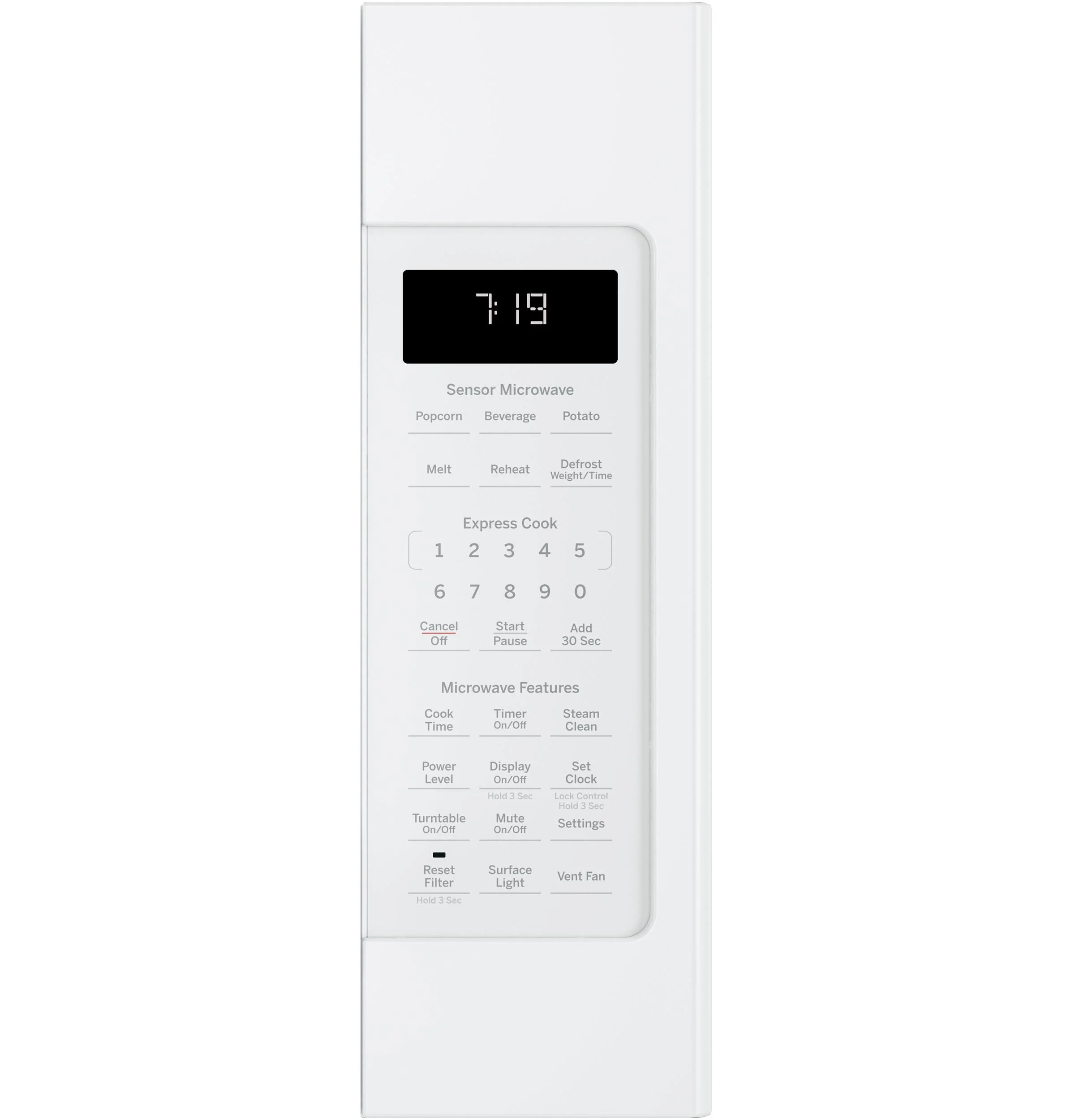 JVM7195DKWW GE® 1.9 Cu. Ft. Over-the-Range Sensor Microwave Oven - Image 2