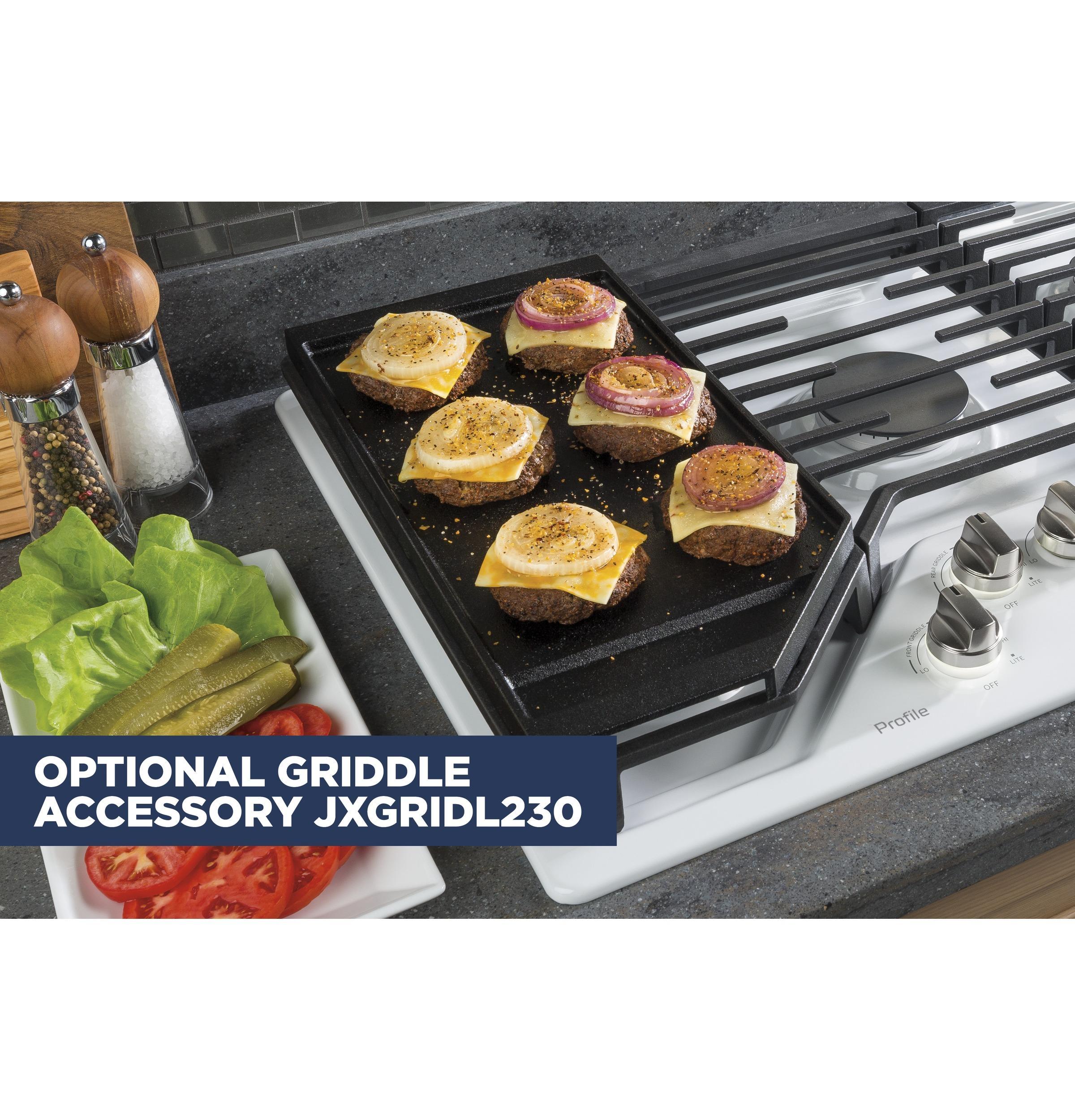 Ge Appliances JXGRIDL230 Optional 30" Cast Iron Griddle - Image 5