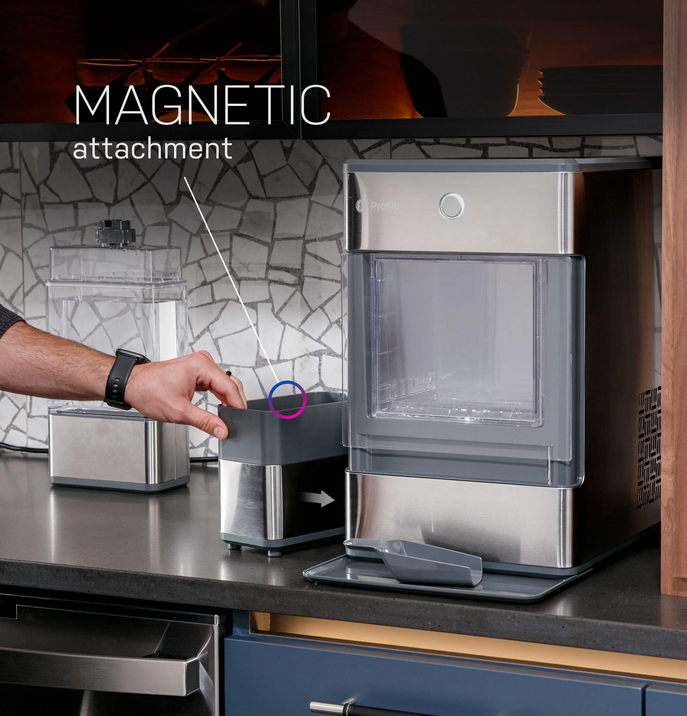 OPL01GESDTK GE Profile™ Opal™ Nugget Ice Maker - SideTank Accessory - Image 6