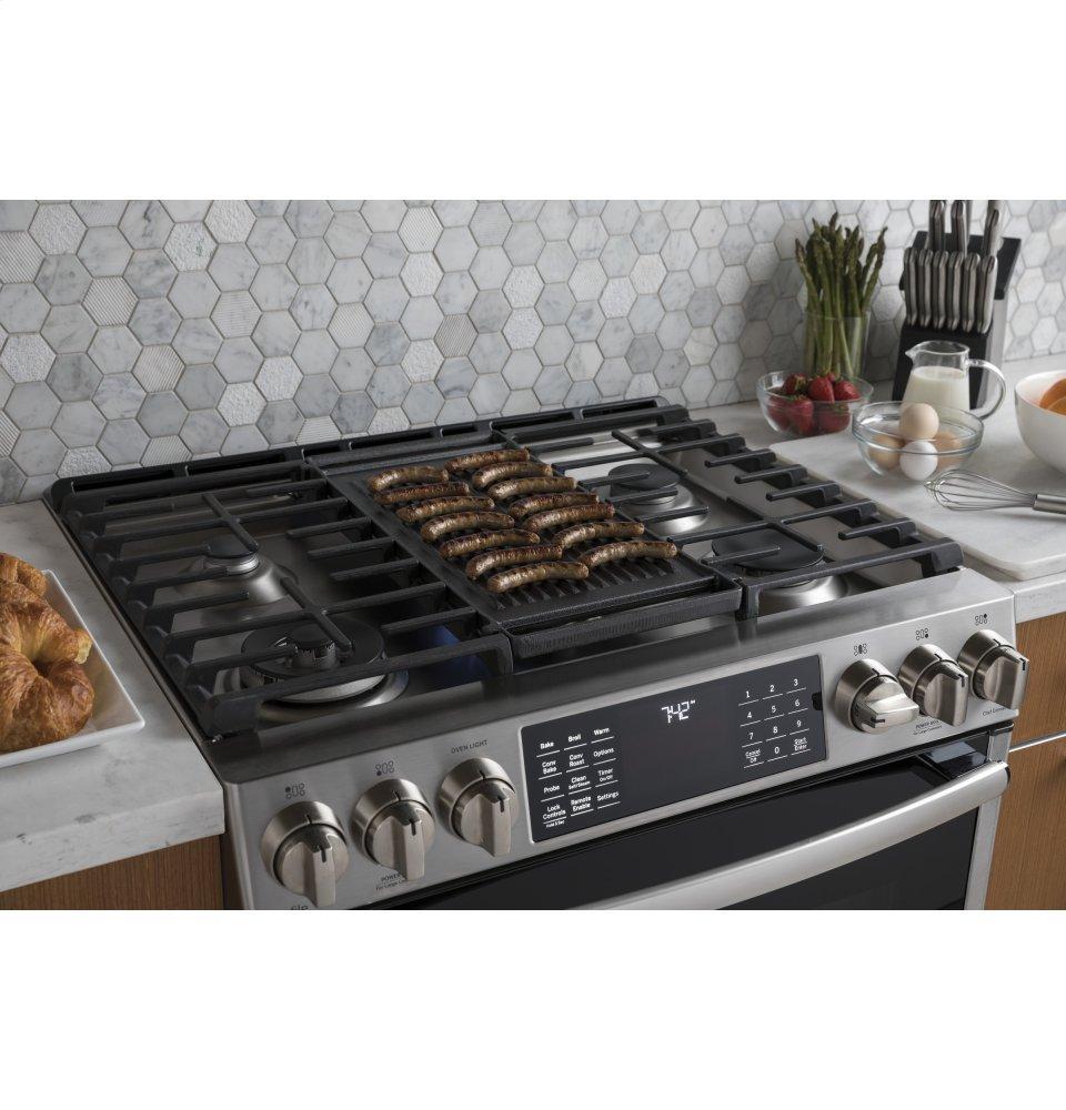 P2S930SELSS GE Profile™ 30" Smart Dual Fuel Slide-In Front-Control Range - Image 11