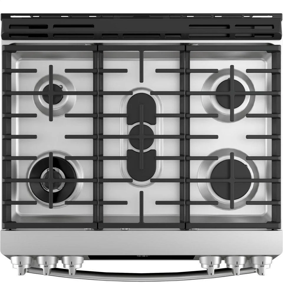 P2S930SELSS GE Profile™ 30" Smart Dual Fuel Slide-In Front-Control Range - Image 2