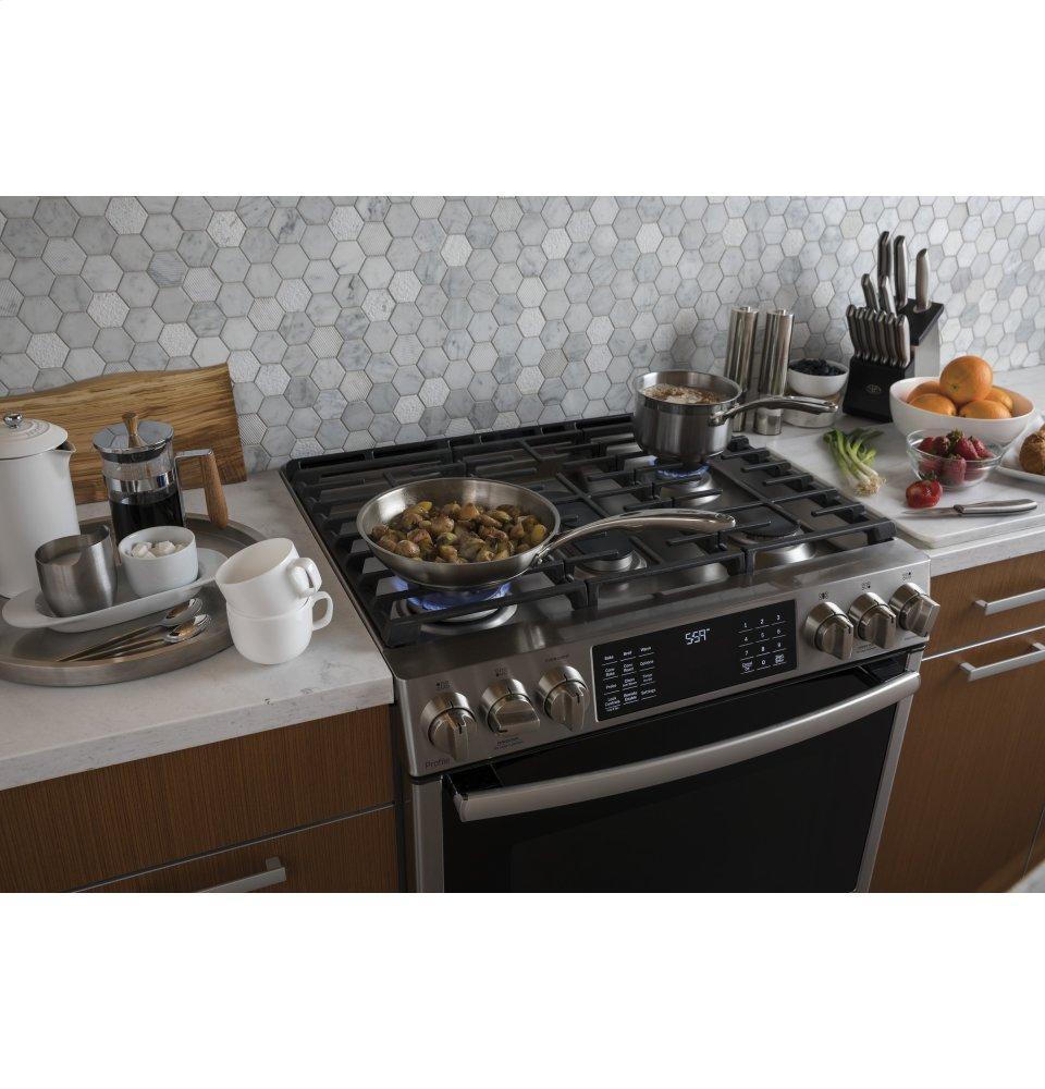 P2S930SELSS GE Profile™ 30" Smart Dual Fuel Slide-In Front-Control Range - Image 7