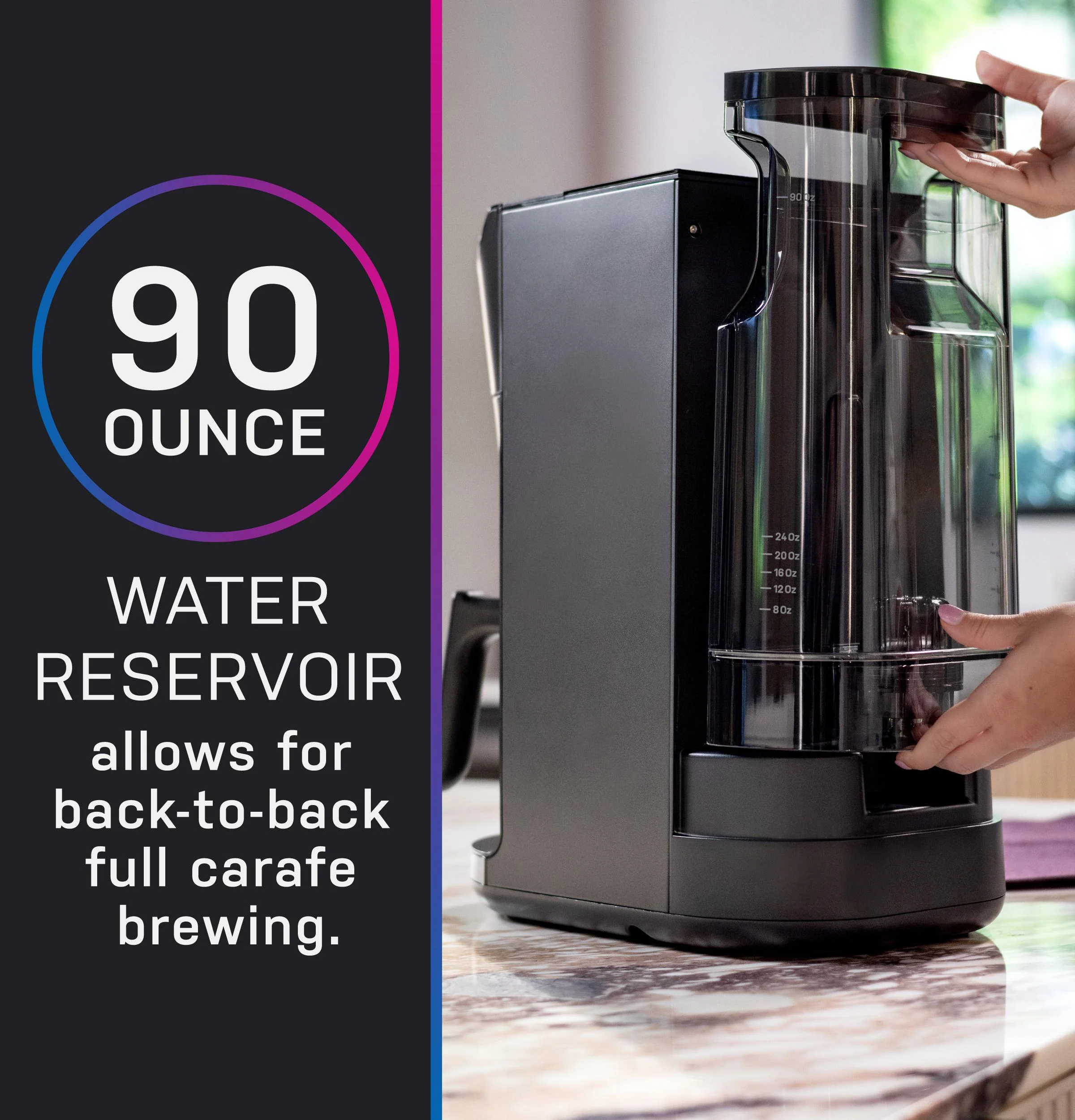 P7CGAAS6TBB GE Profile™ Smart Grind and Brew Coffee Maker with Podless Single Serve - Image 14