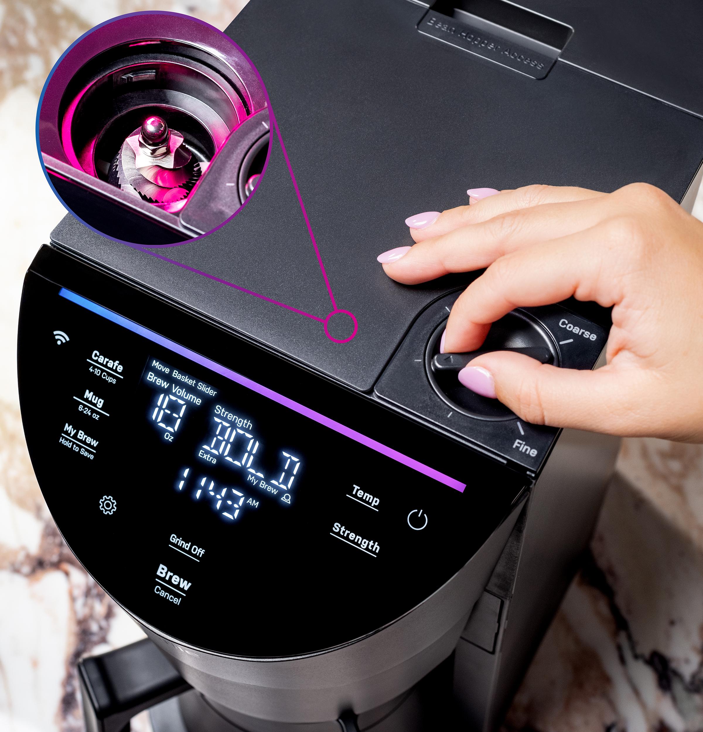 P7CGAAS6TBB GE Profile™ Smart Grind and Brew Coffee Maker with Podless Single Serve - Image 21