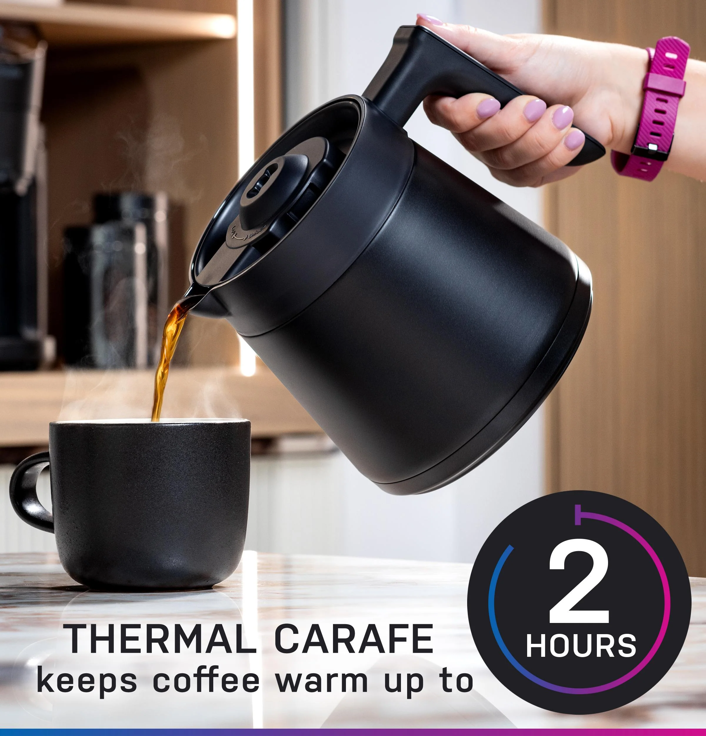 P7CGAAS6TBB GE Profile™ Smart Grind and Brew Coffee Maker with Podless Single Serve - Image 26