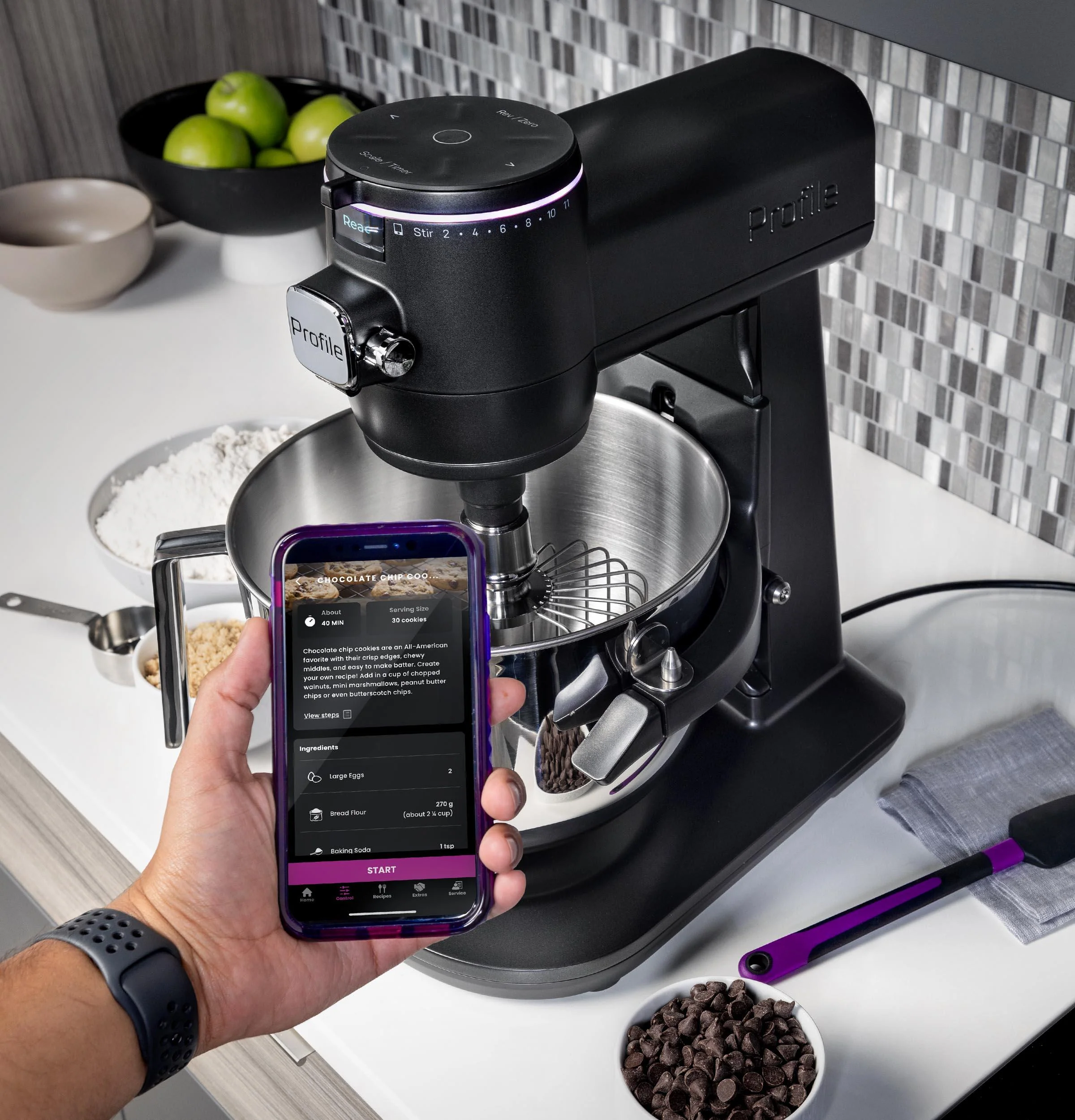 P8MSASS6TBB GE Profile™ Smart Mixer with Auto Sense - Image 13